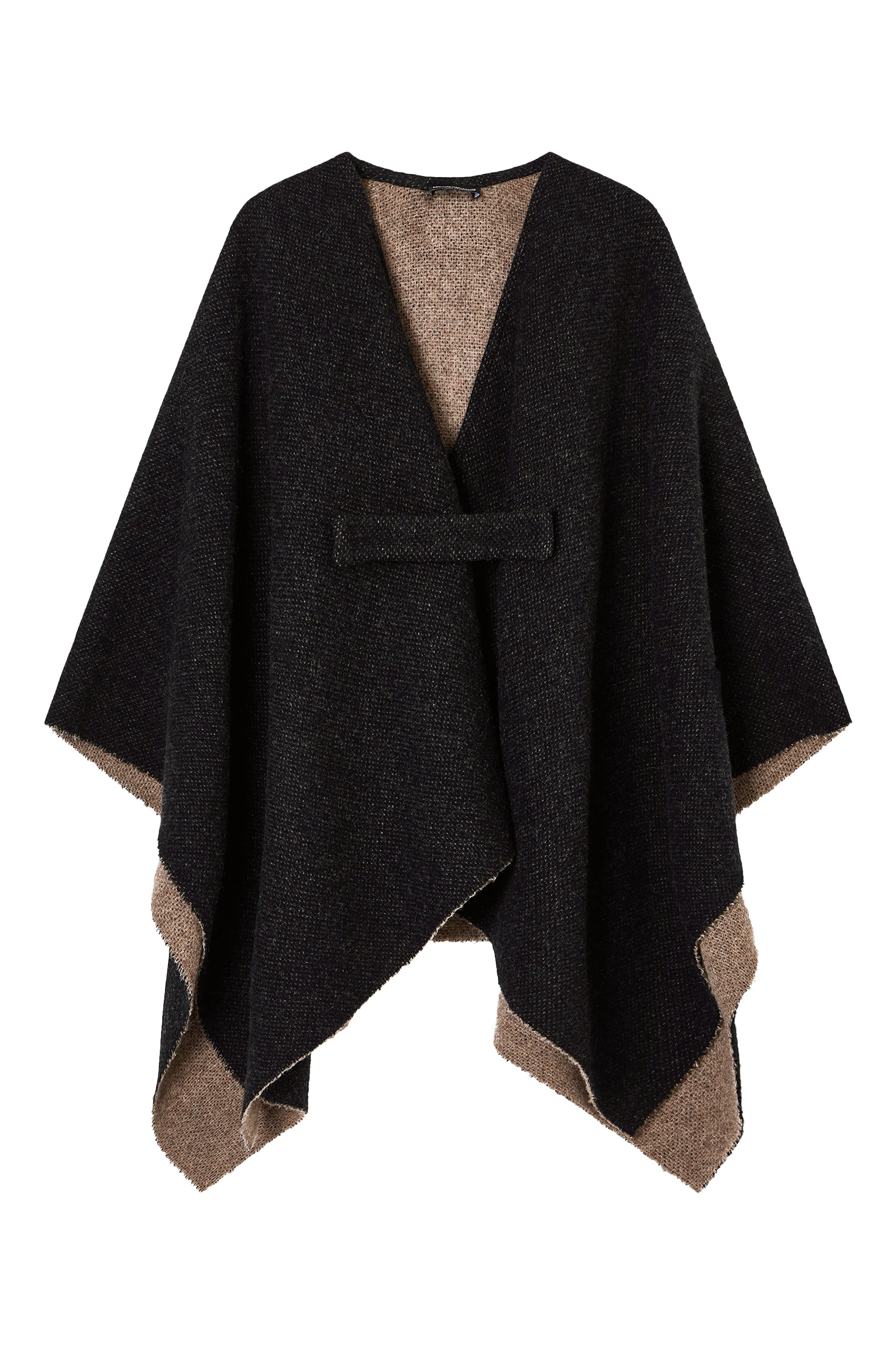 Double-Sided Wool Cape