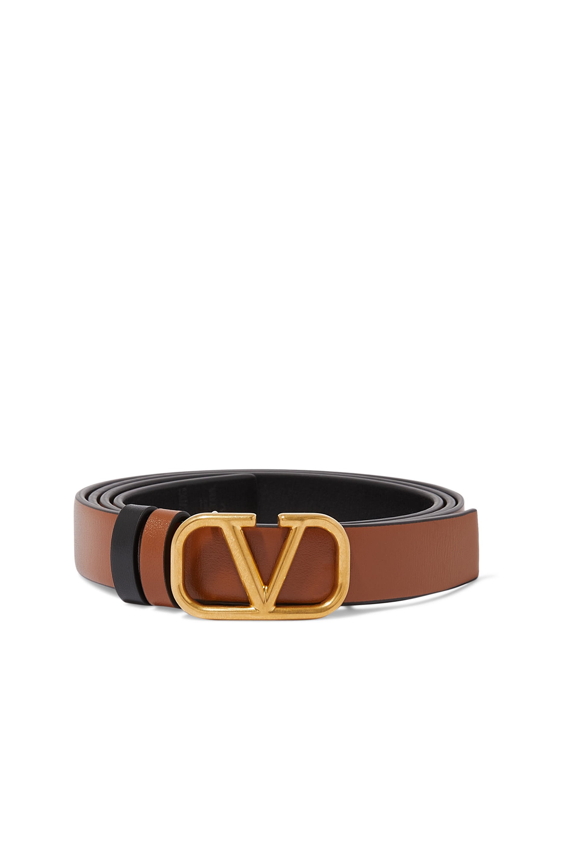Valentino Garavani VLogo Leather Belt