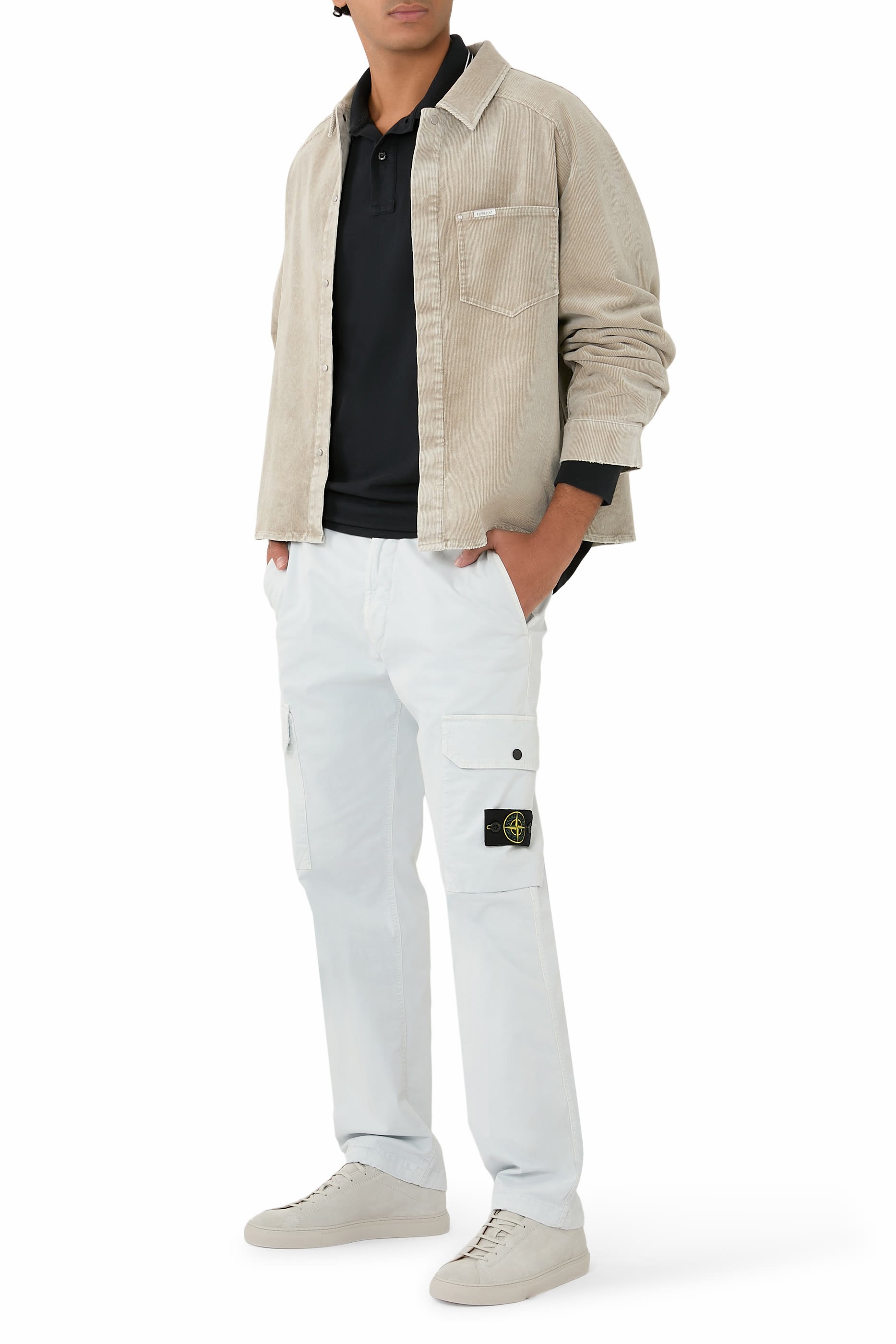 Old Effect Cargo Chino Trousers