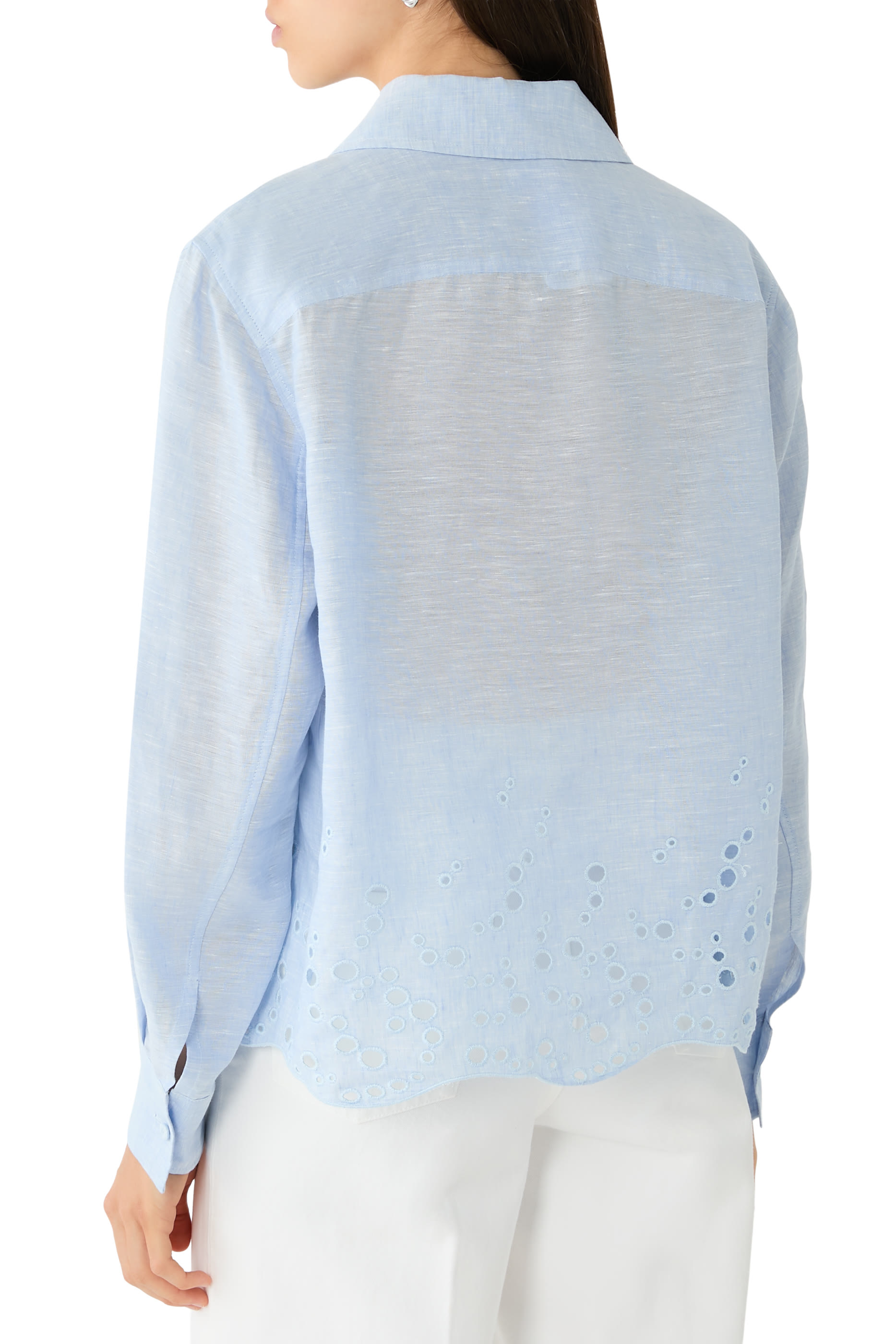 Openwork Embroidered Shirt