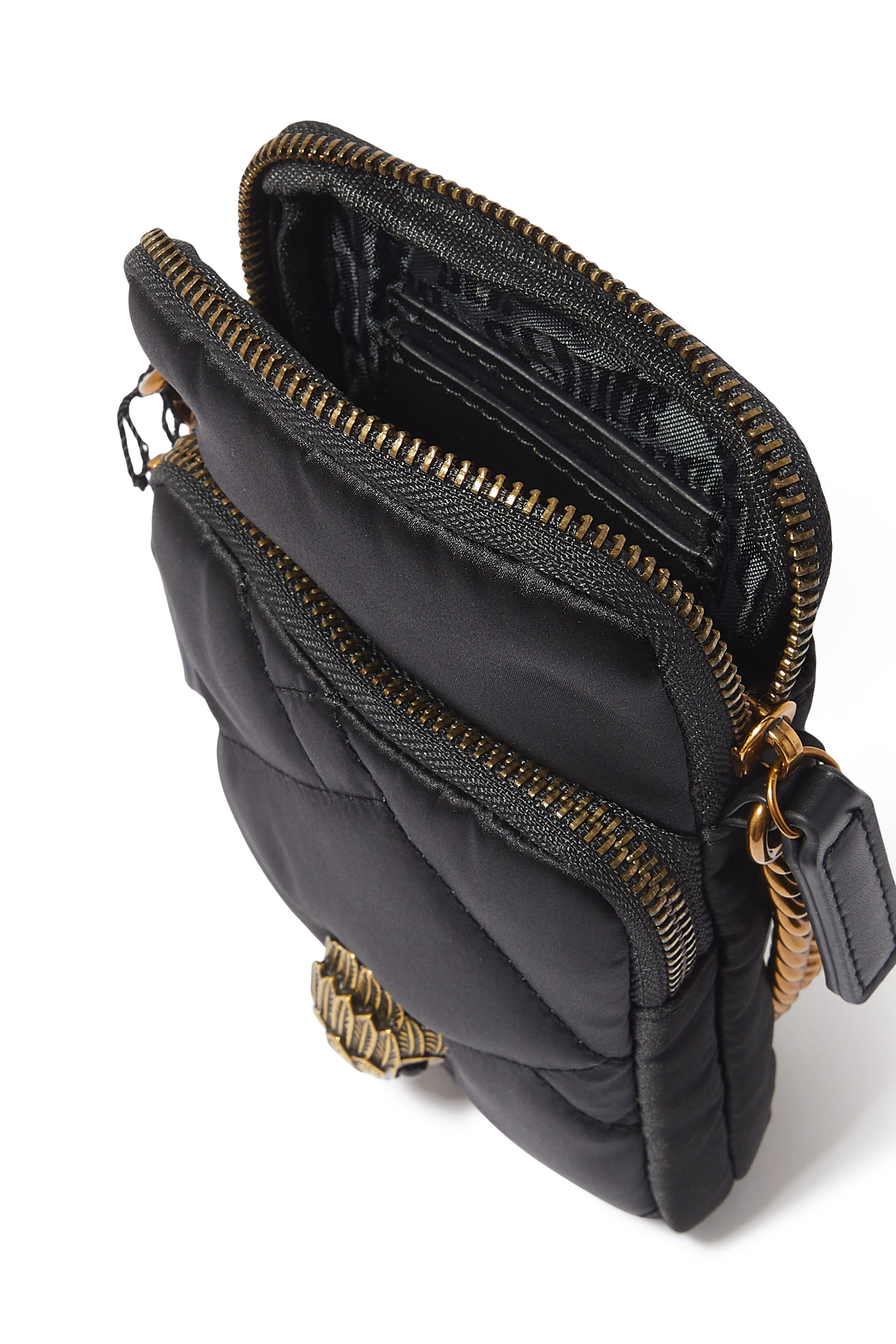 Recycled Nylon Multi Pockets Crossbody Bag