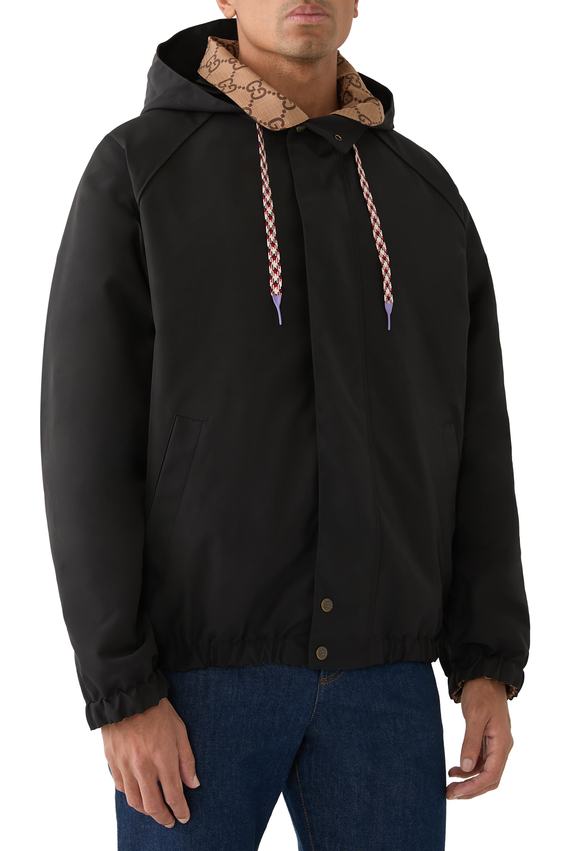 Reversible GG Canvas Jacket