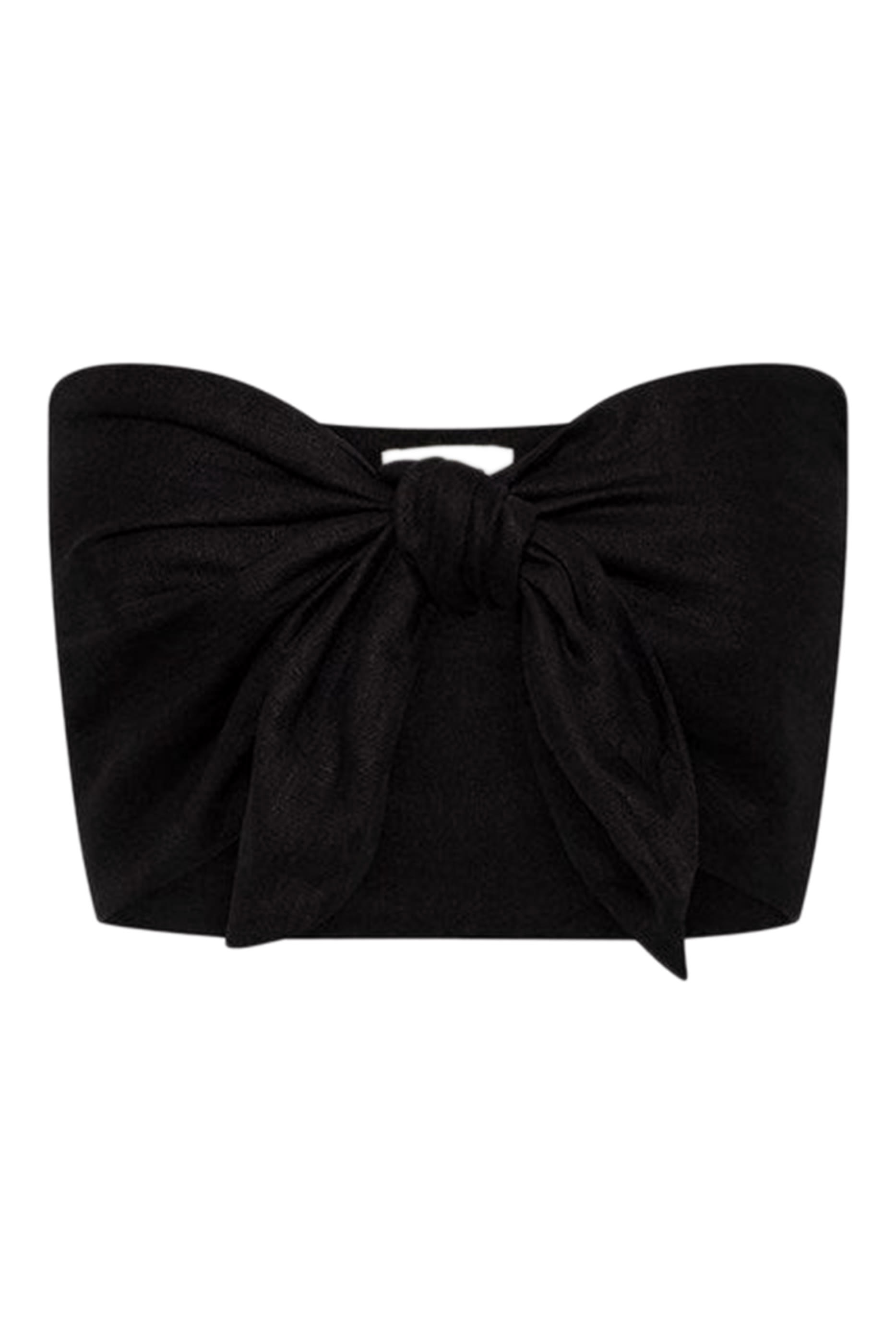 Mickey Linen Bandeau Top
