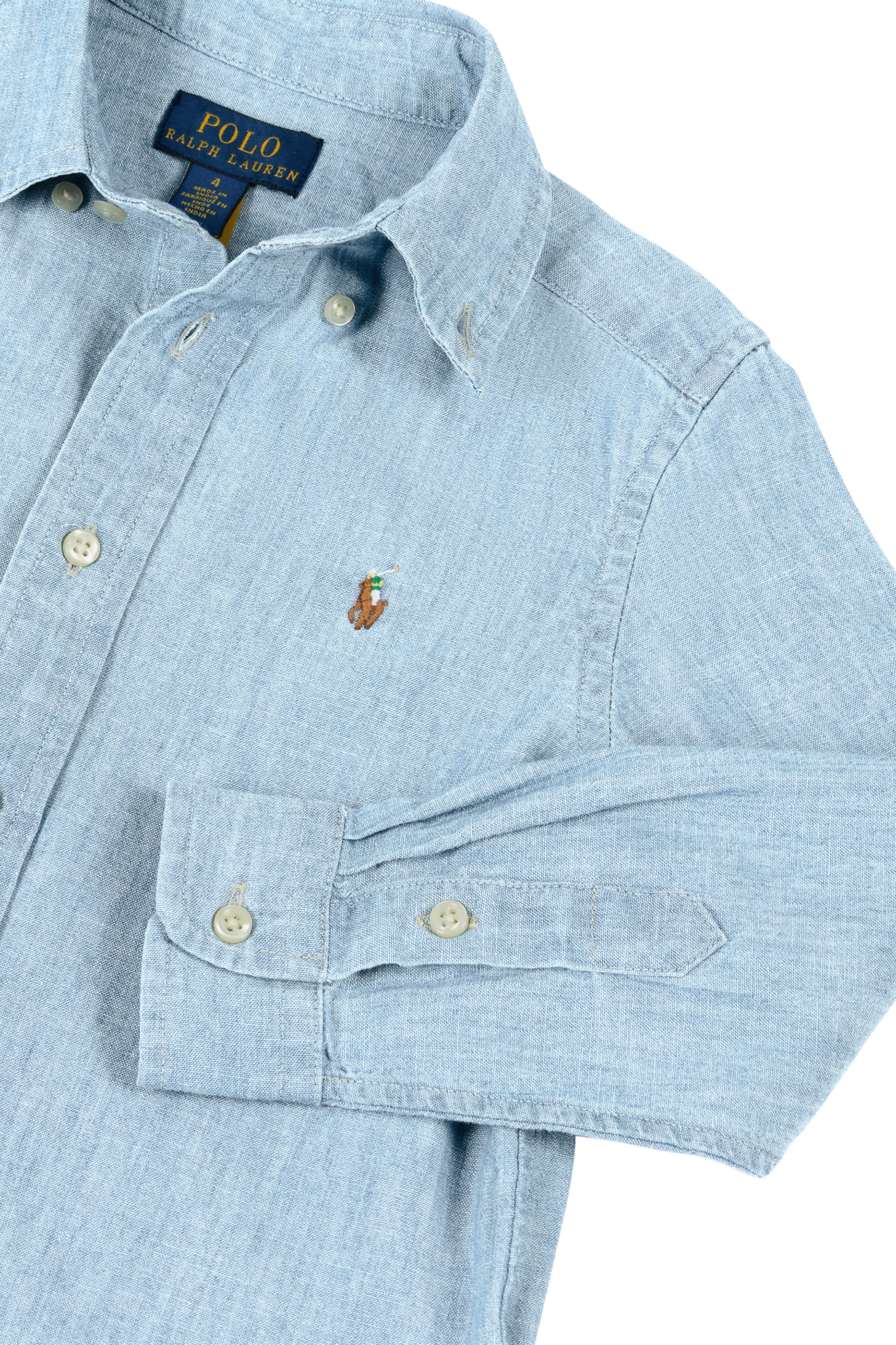 Kids Cotton Chambray Shirt