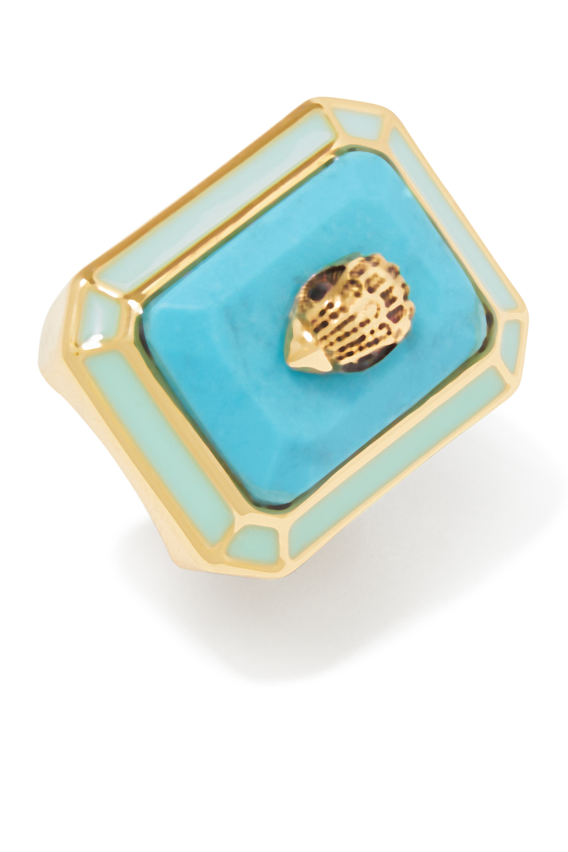 Enamel Cocktail Ring