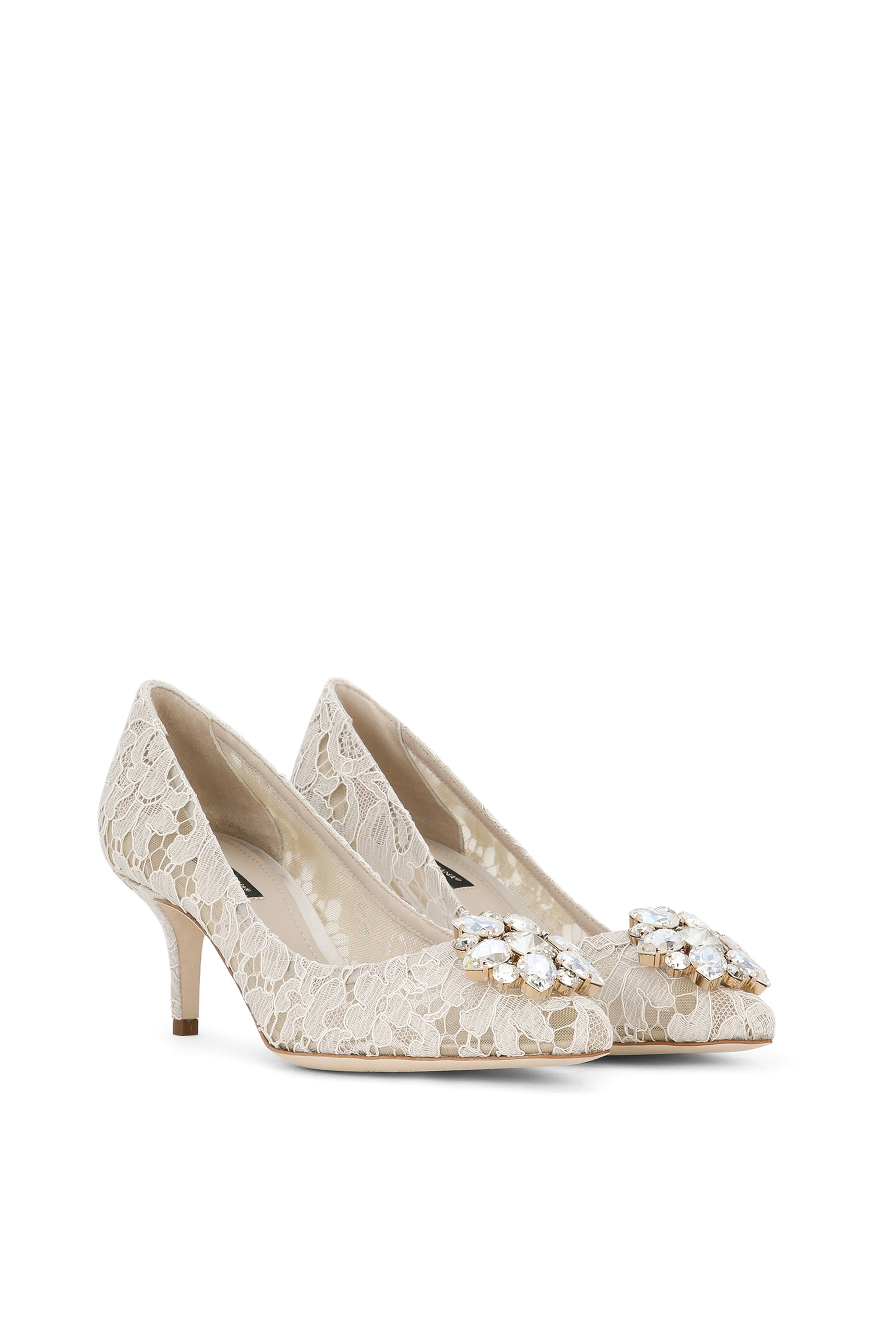 Taormina 60 Lace & Crystal Pumps