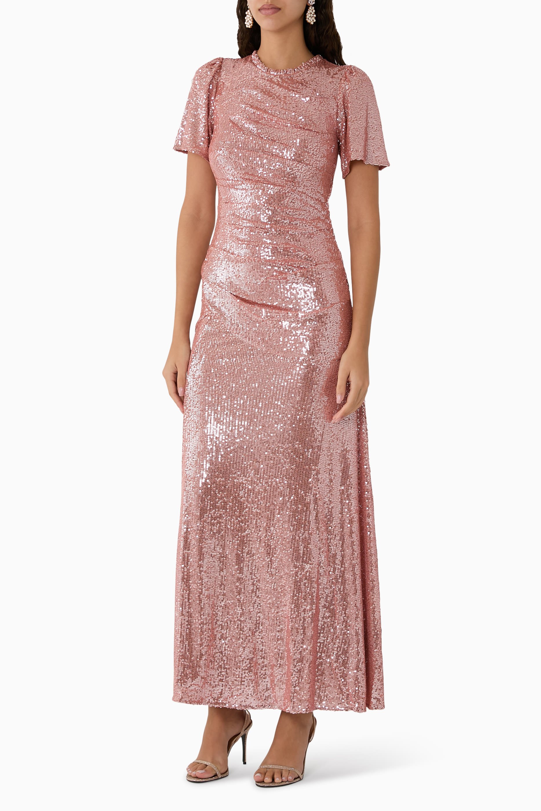 Valentina Round Neck Gown