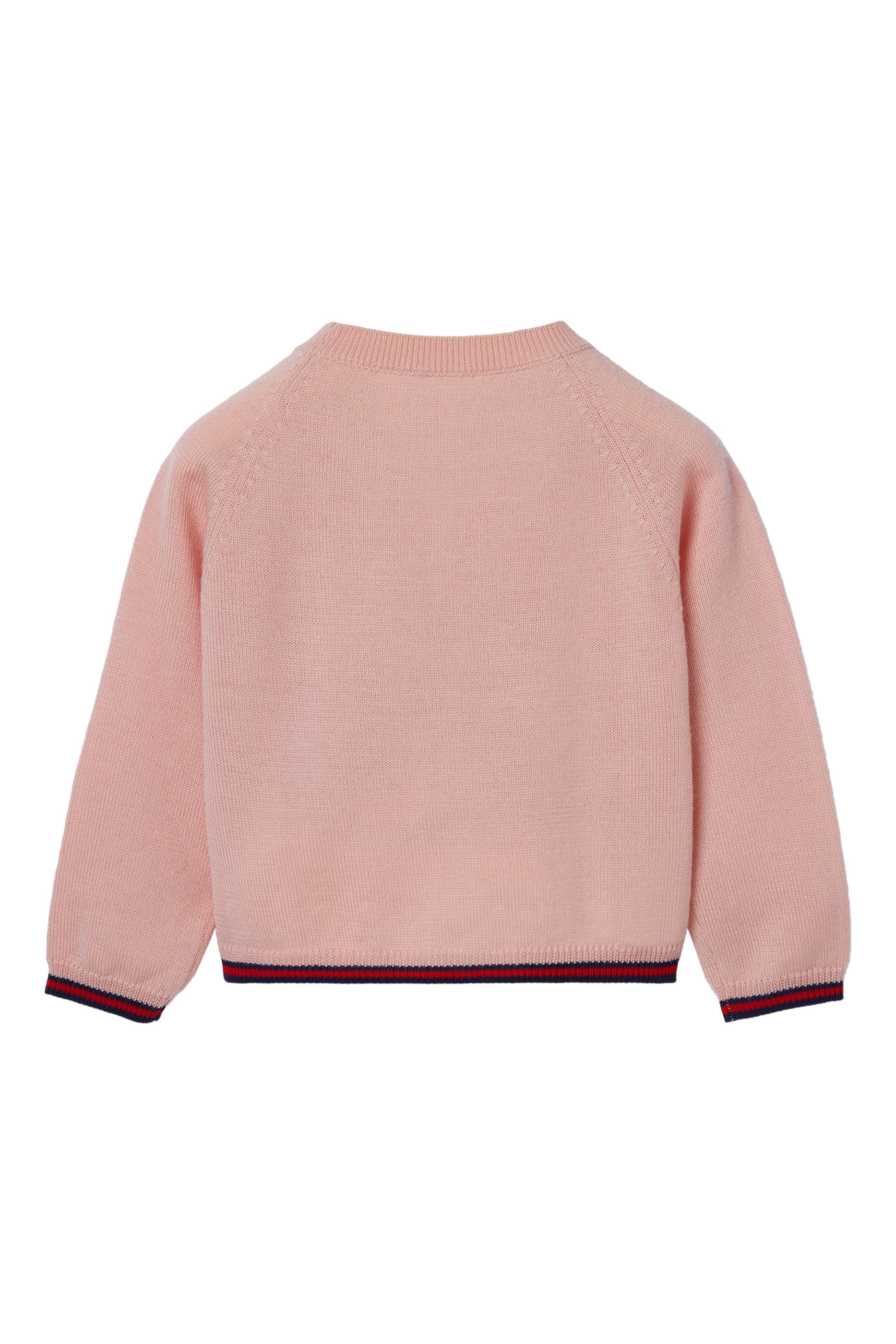 Kids Wool Cardigan with Web