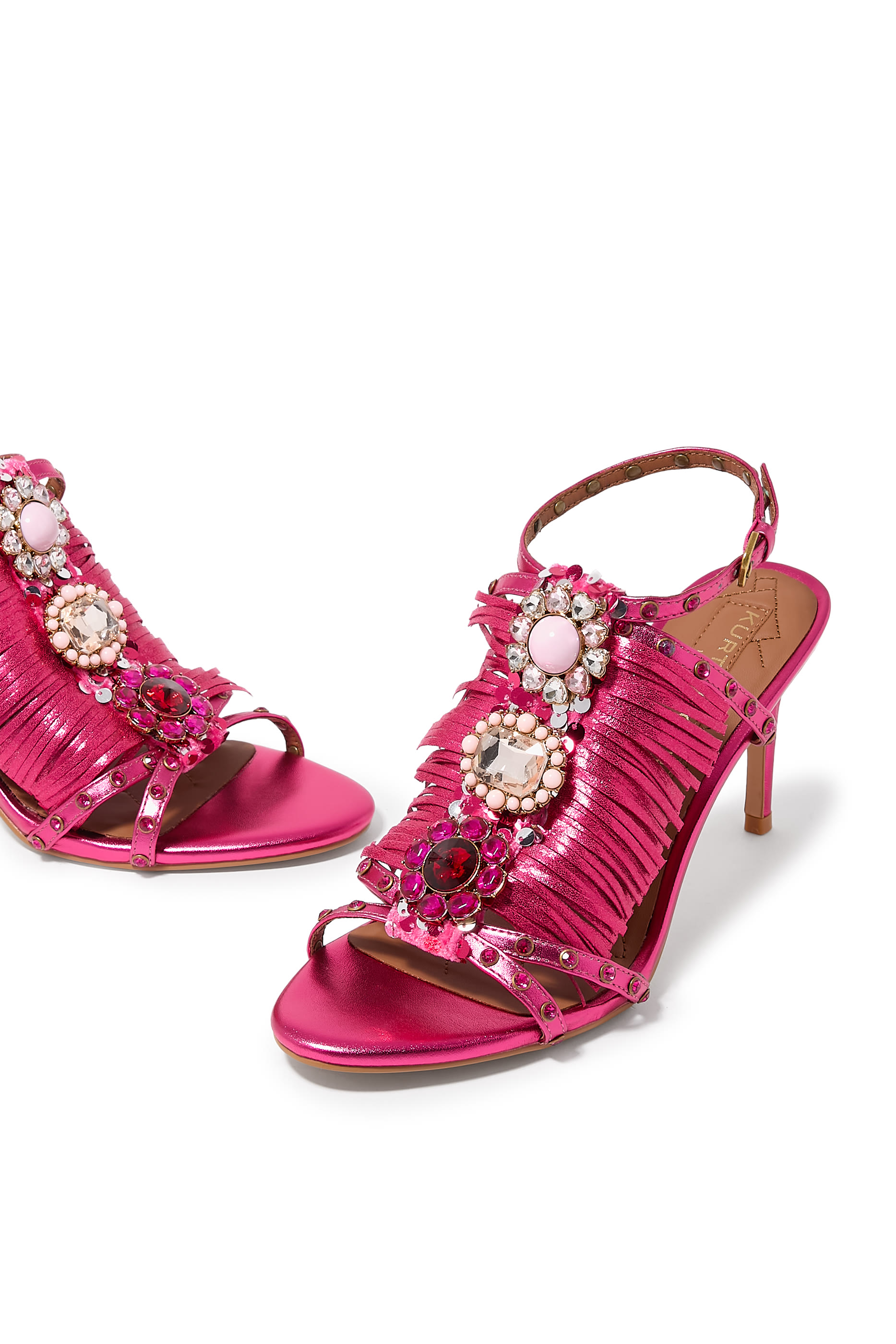  Jewel Fringe 90 Sandals