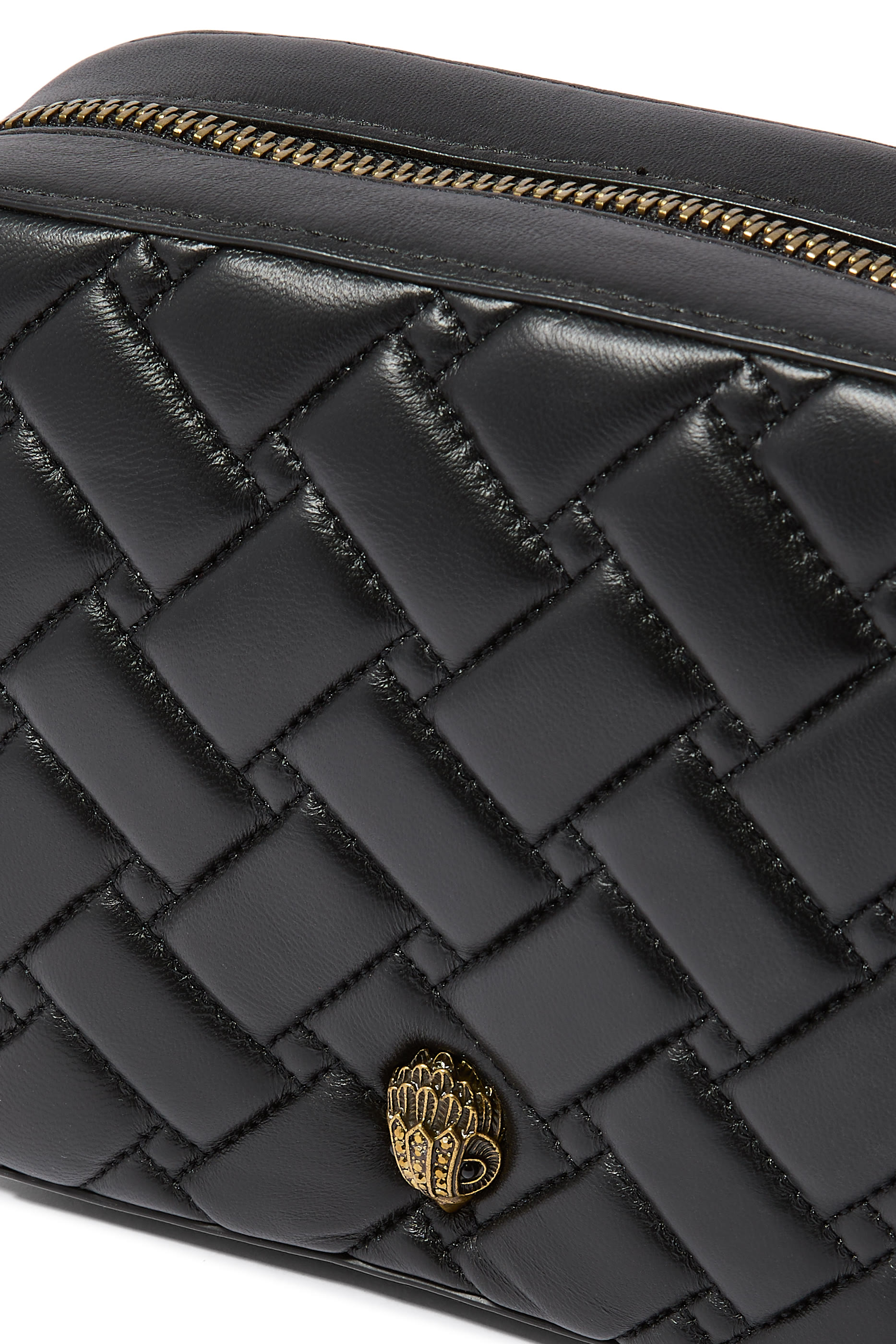 Kensington Quilted Leather Camera Bag