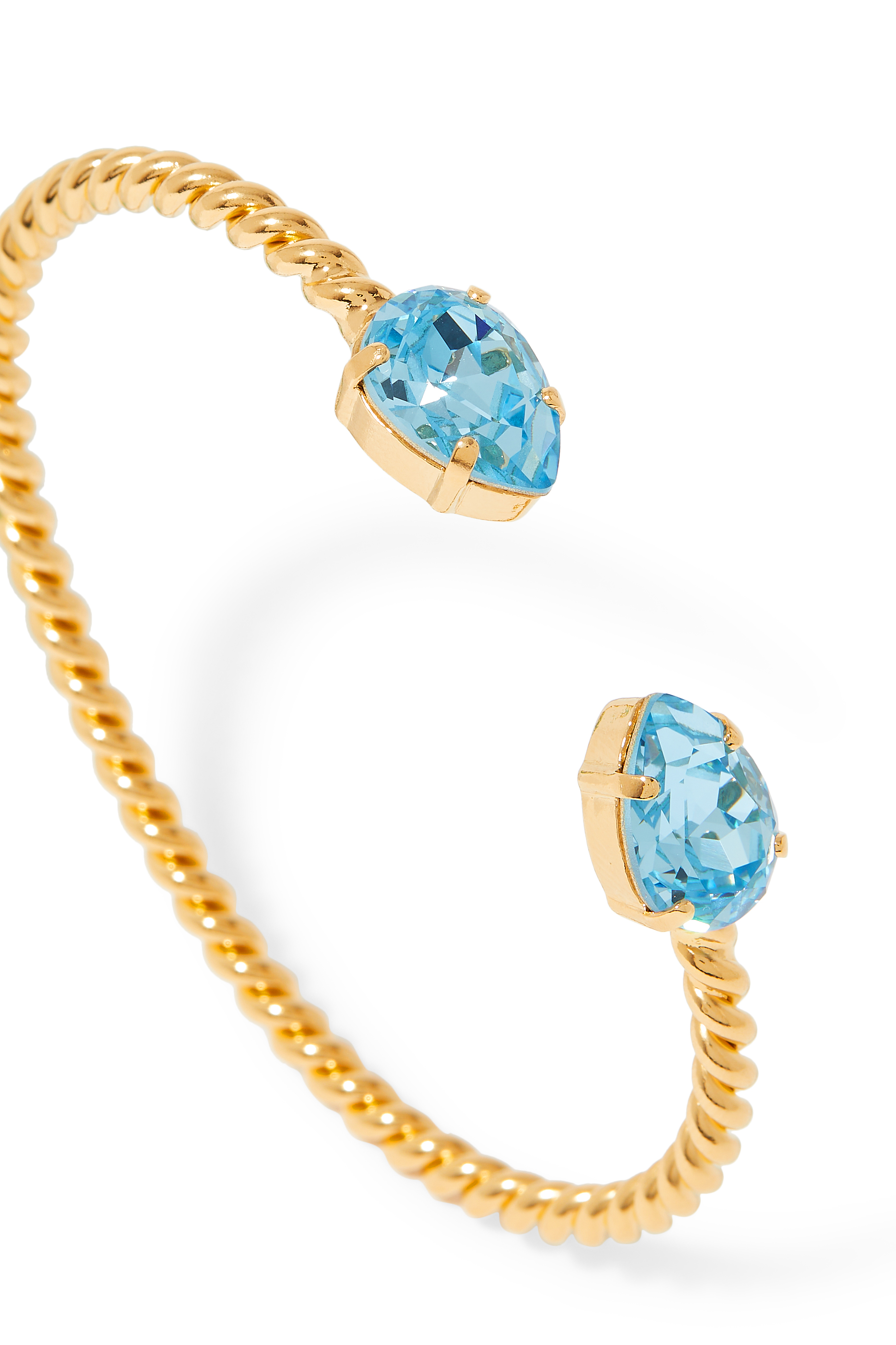 Mini Drop Bracelet, 18k Gold Plating & Crystals