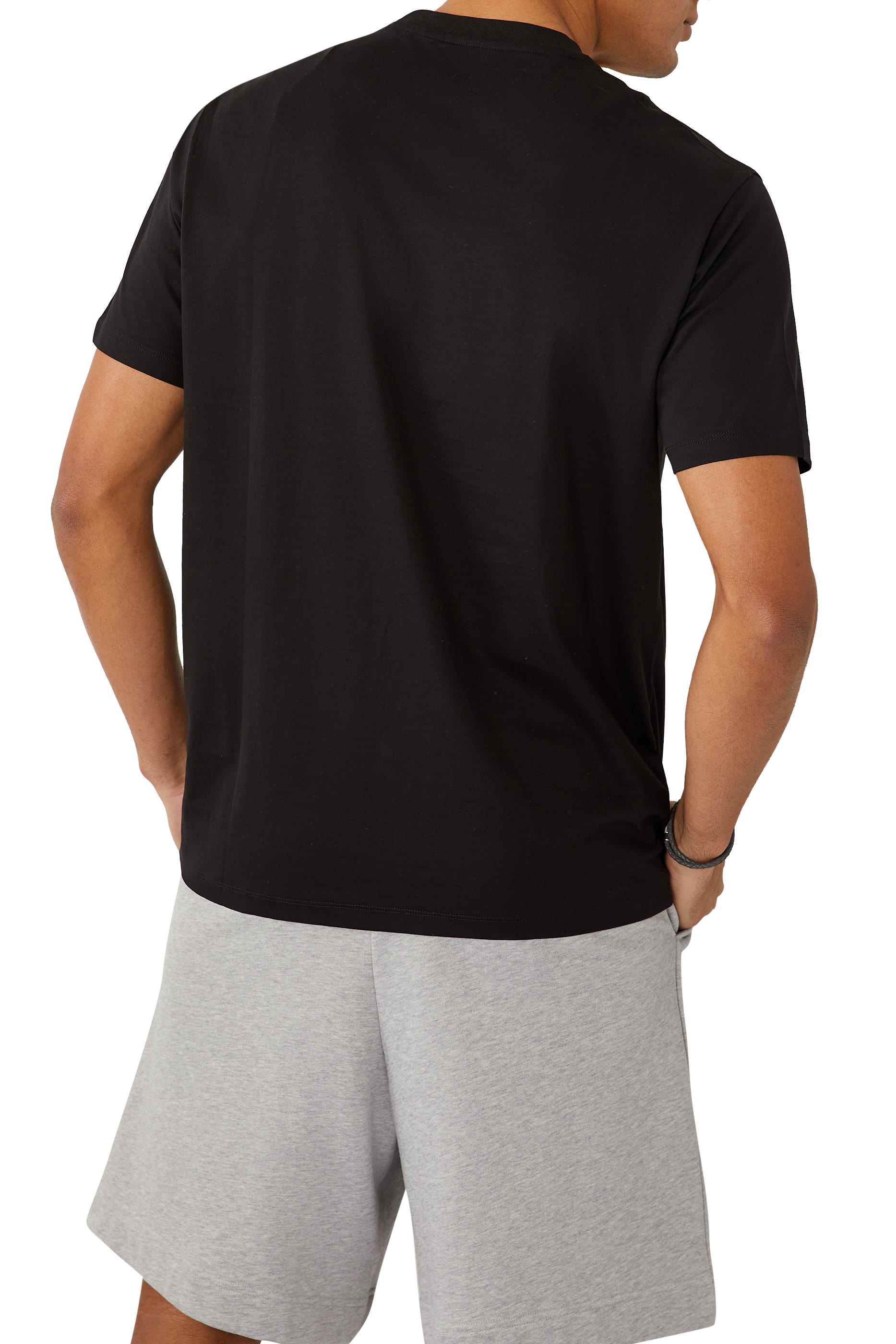 AX Logo Cotton T-Shirt