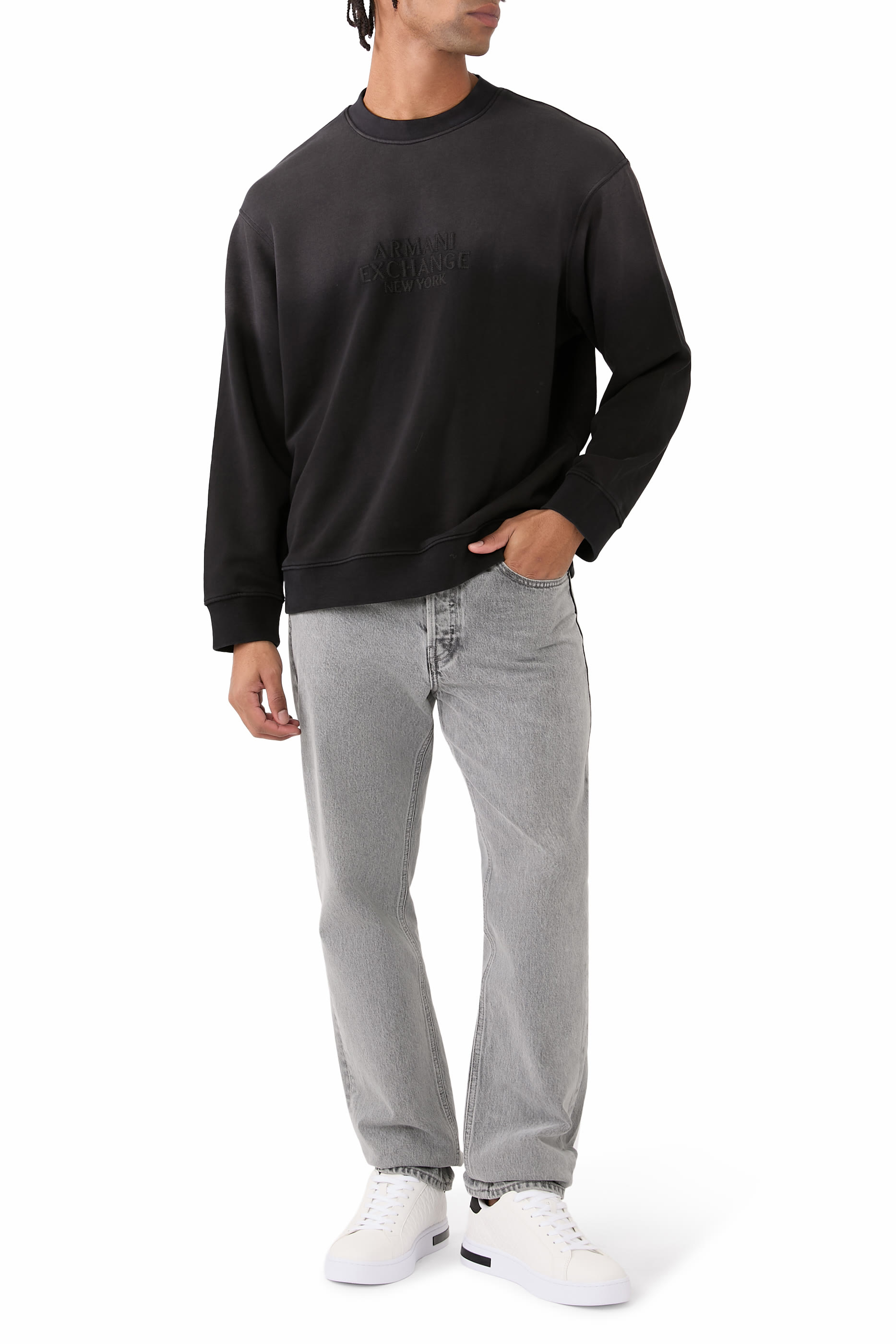 AX Logo Gradient Sweatshirt 