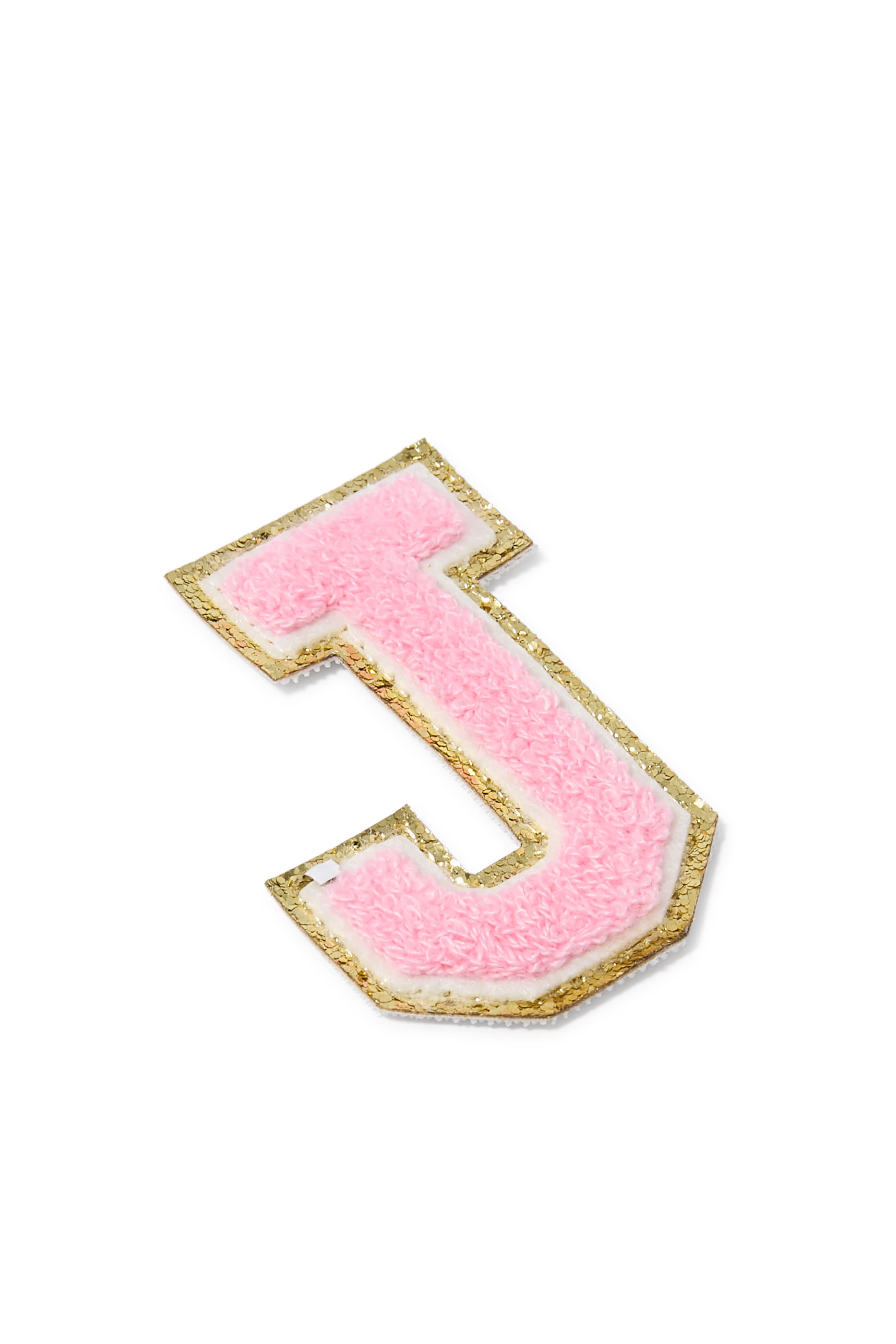 Kids Chenille Sparkle Letter 'J' Patch