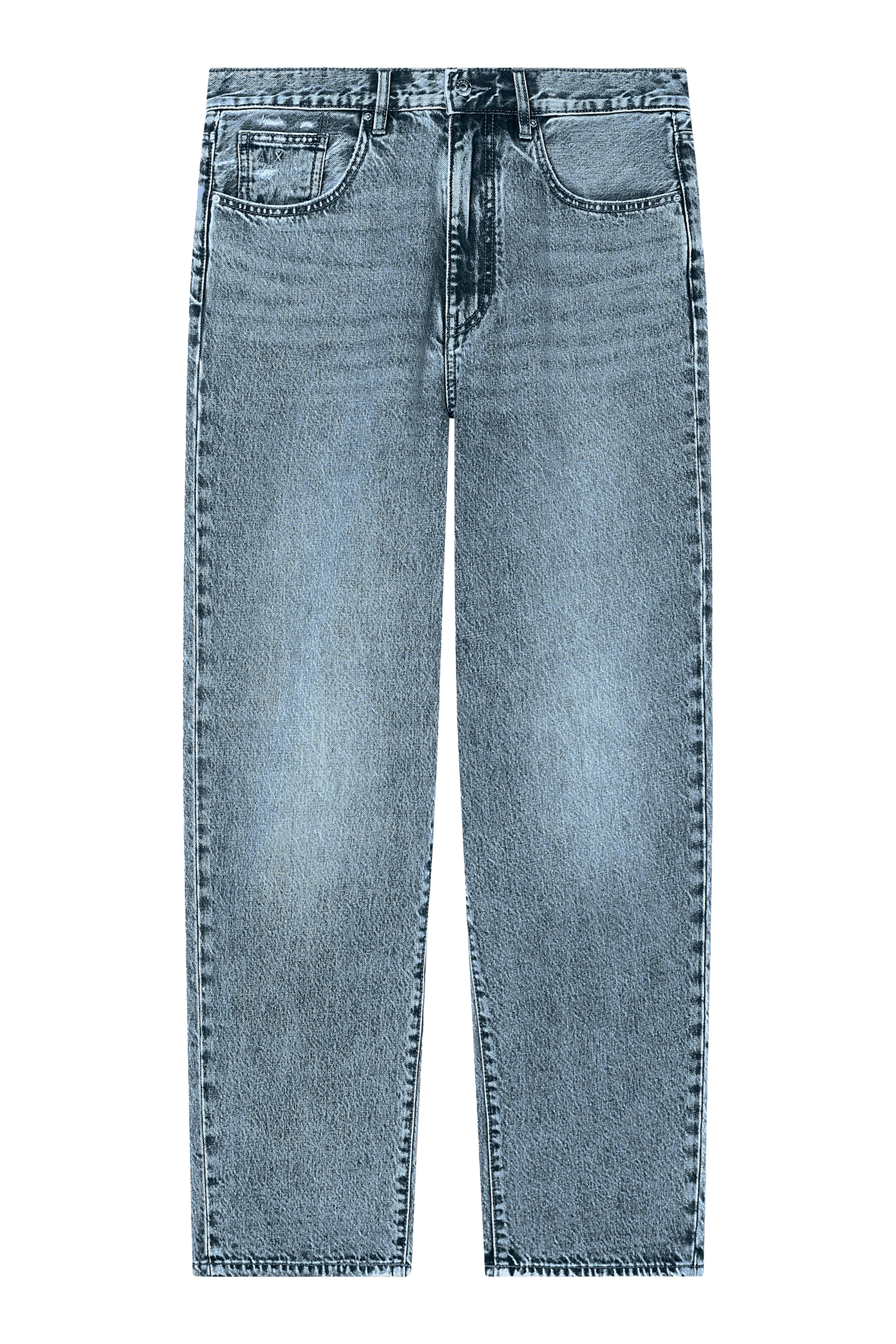 One Block Up Loose Denim Pants