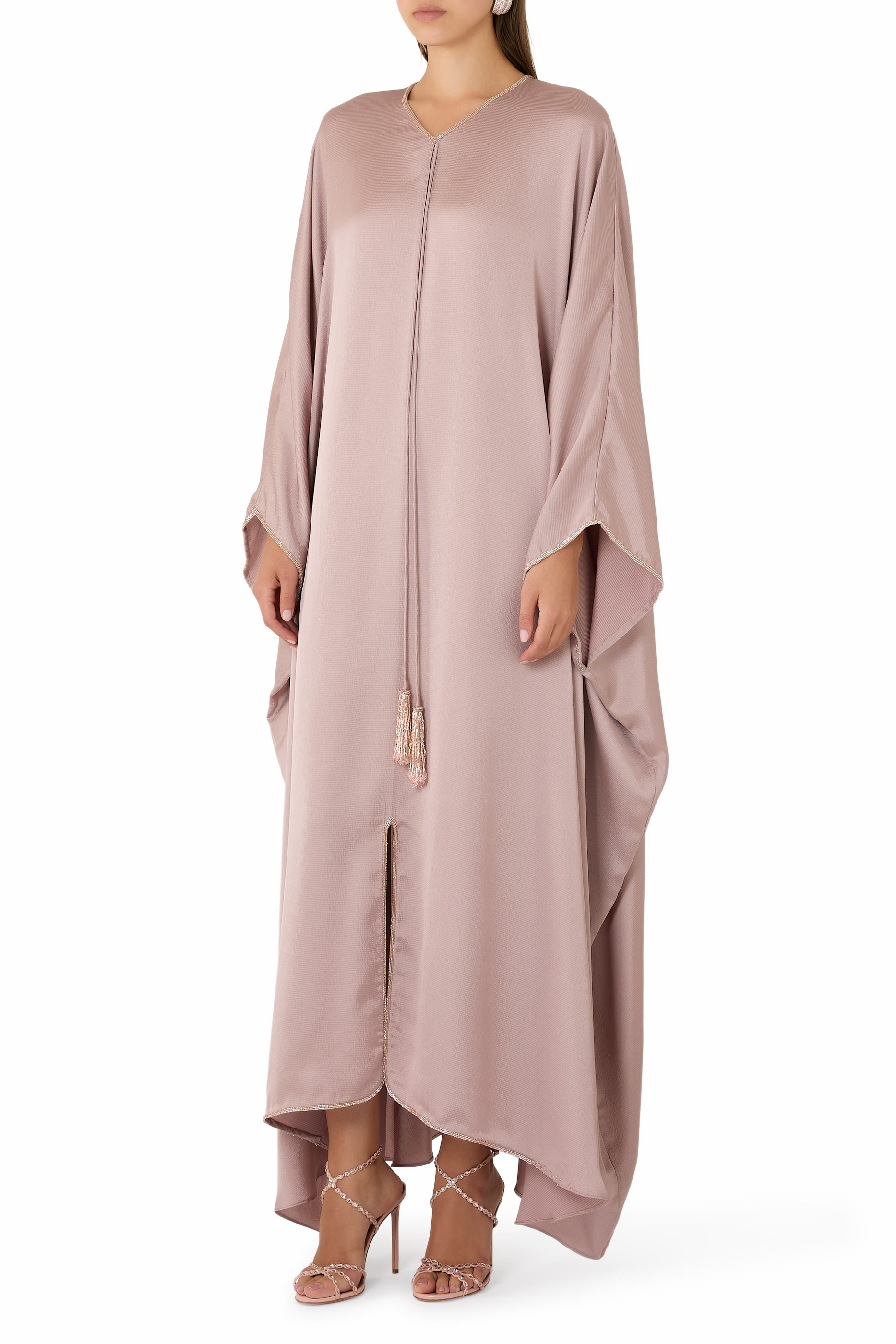 Tassel Detail Embellished Caftan
