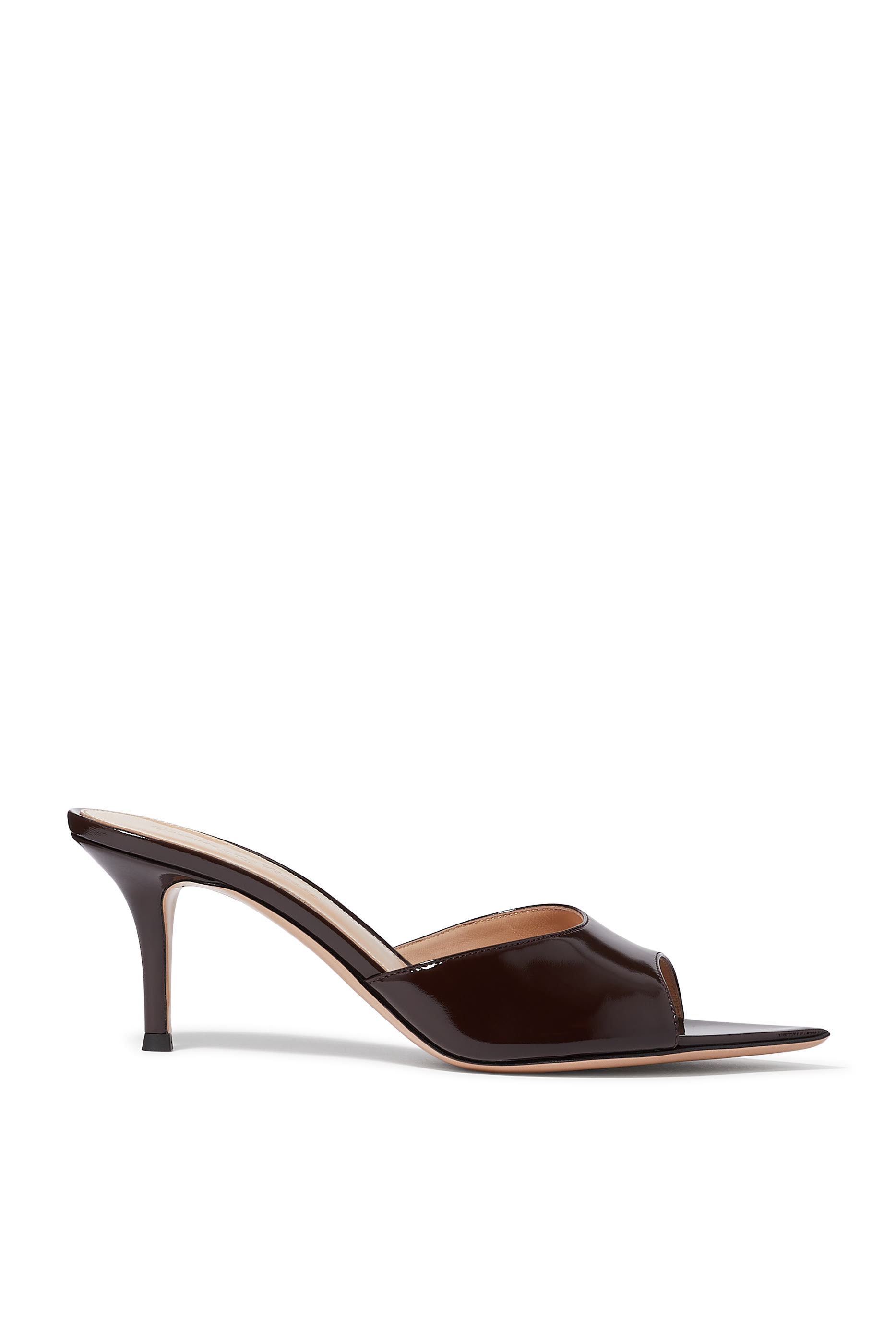 Elle 70 Patent Leather Mules