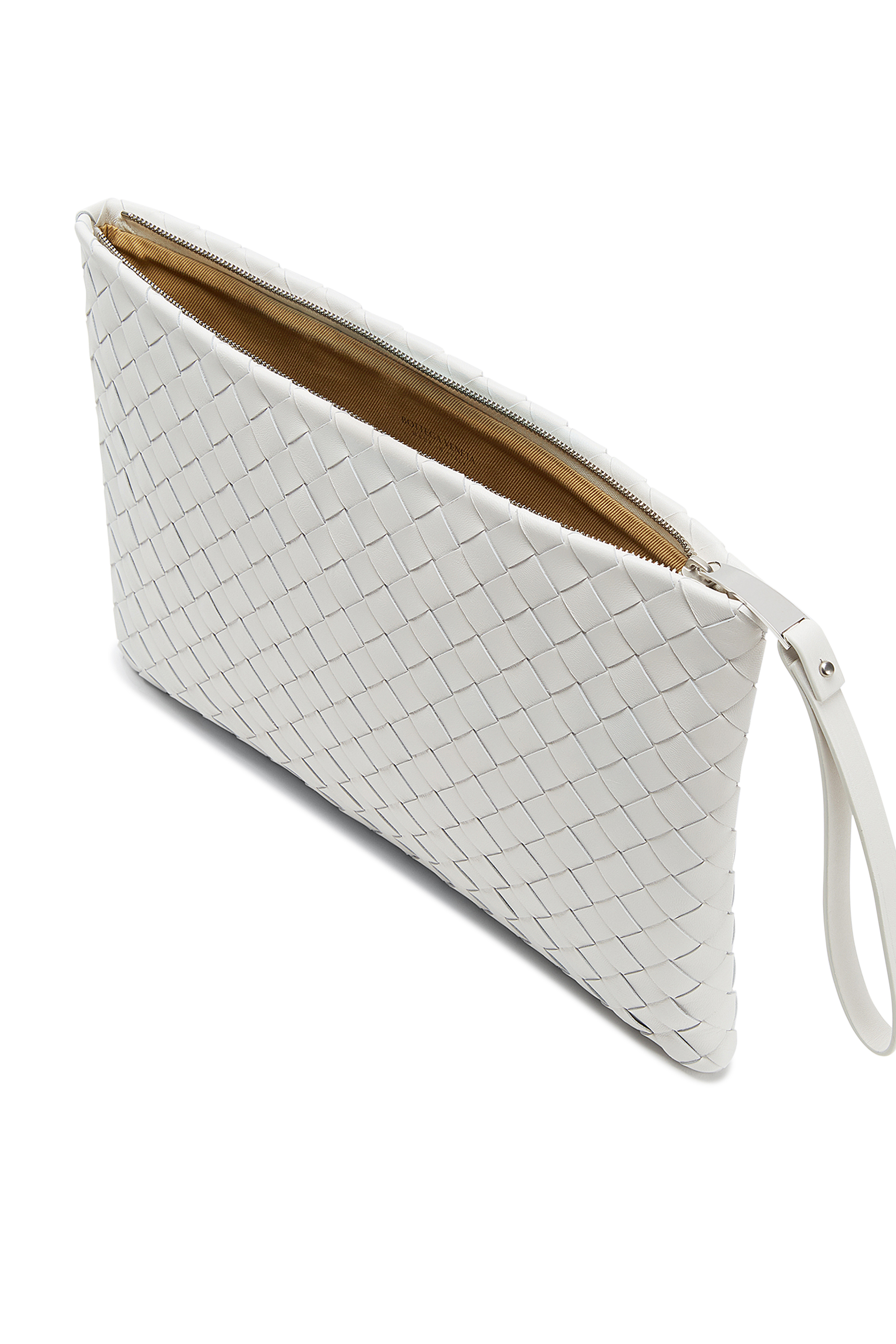 Intrecciato Leather Pouch