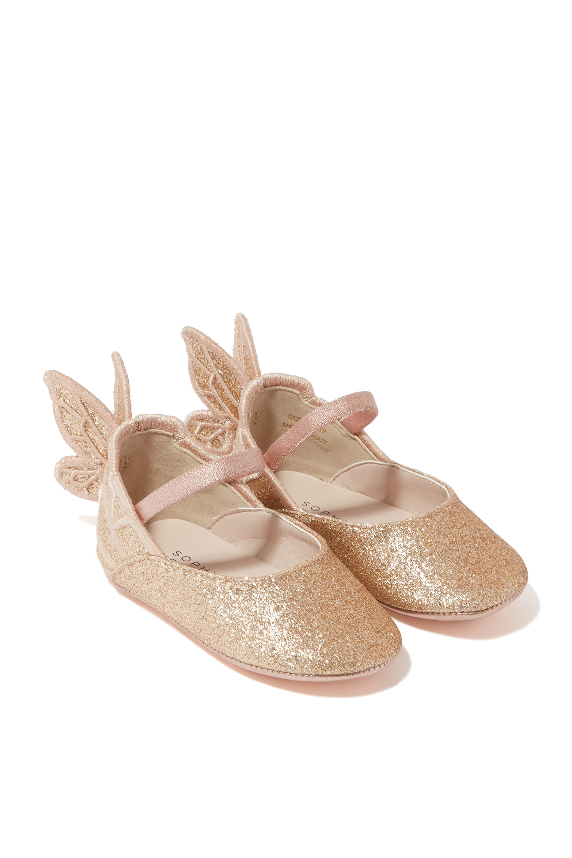 Kids Chiara Embroidered Ballerina Flats