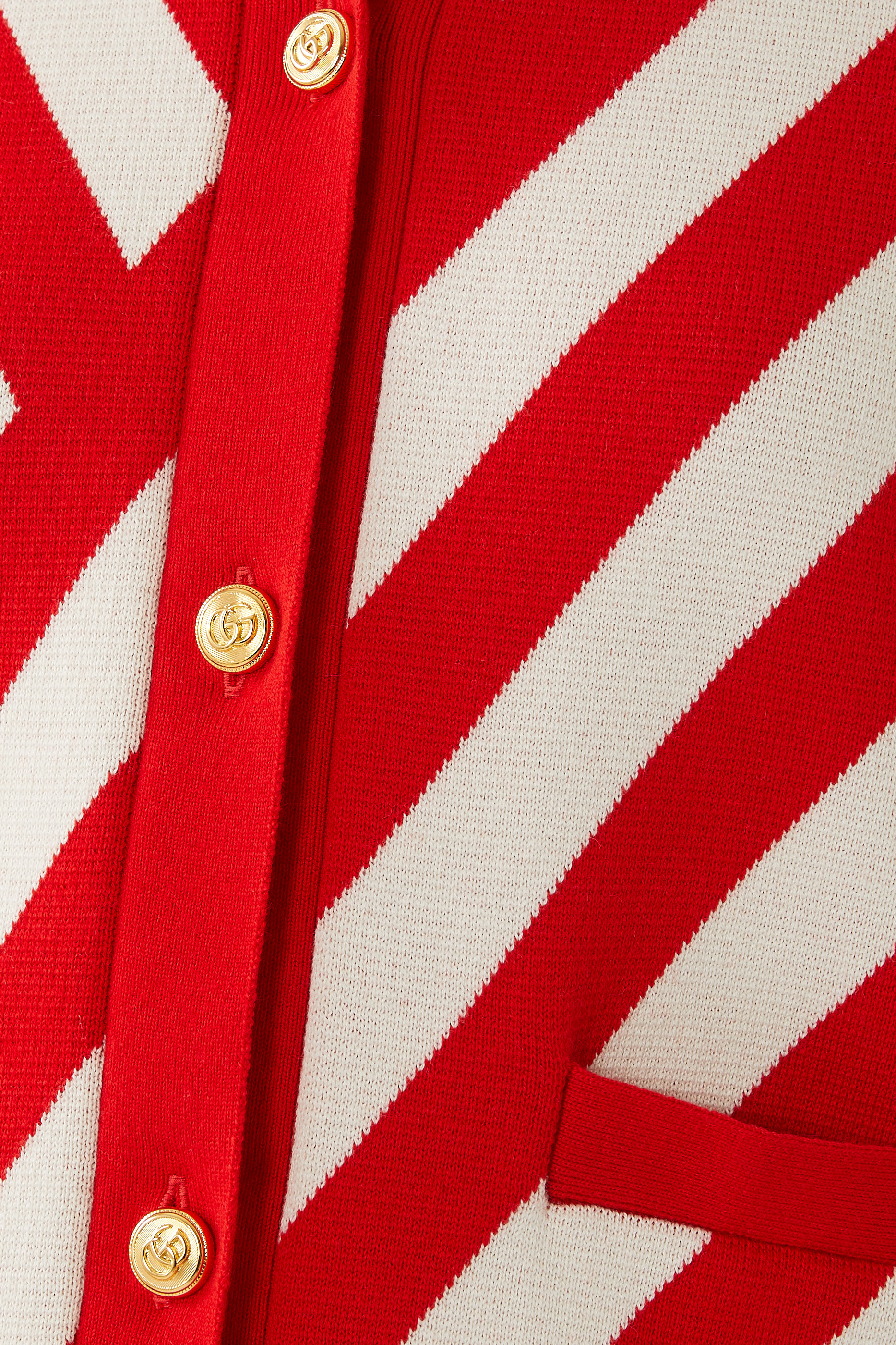 Striped Jacquard Cardigan