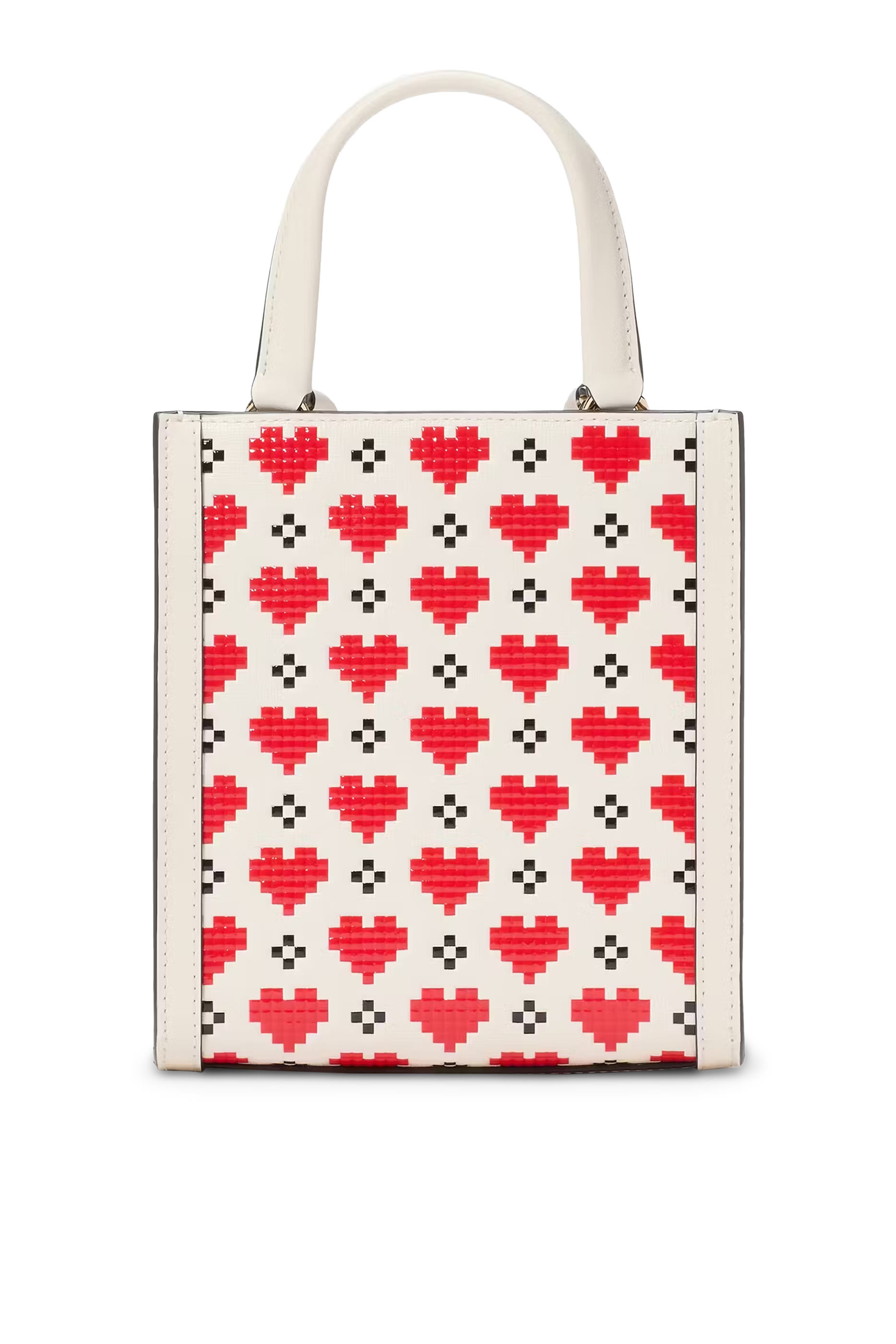 Manhattan Pixel Hearts Mini Tote