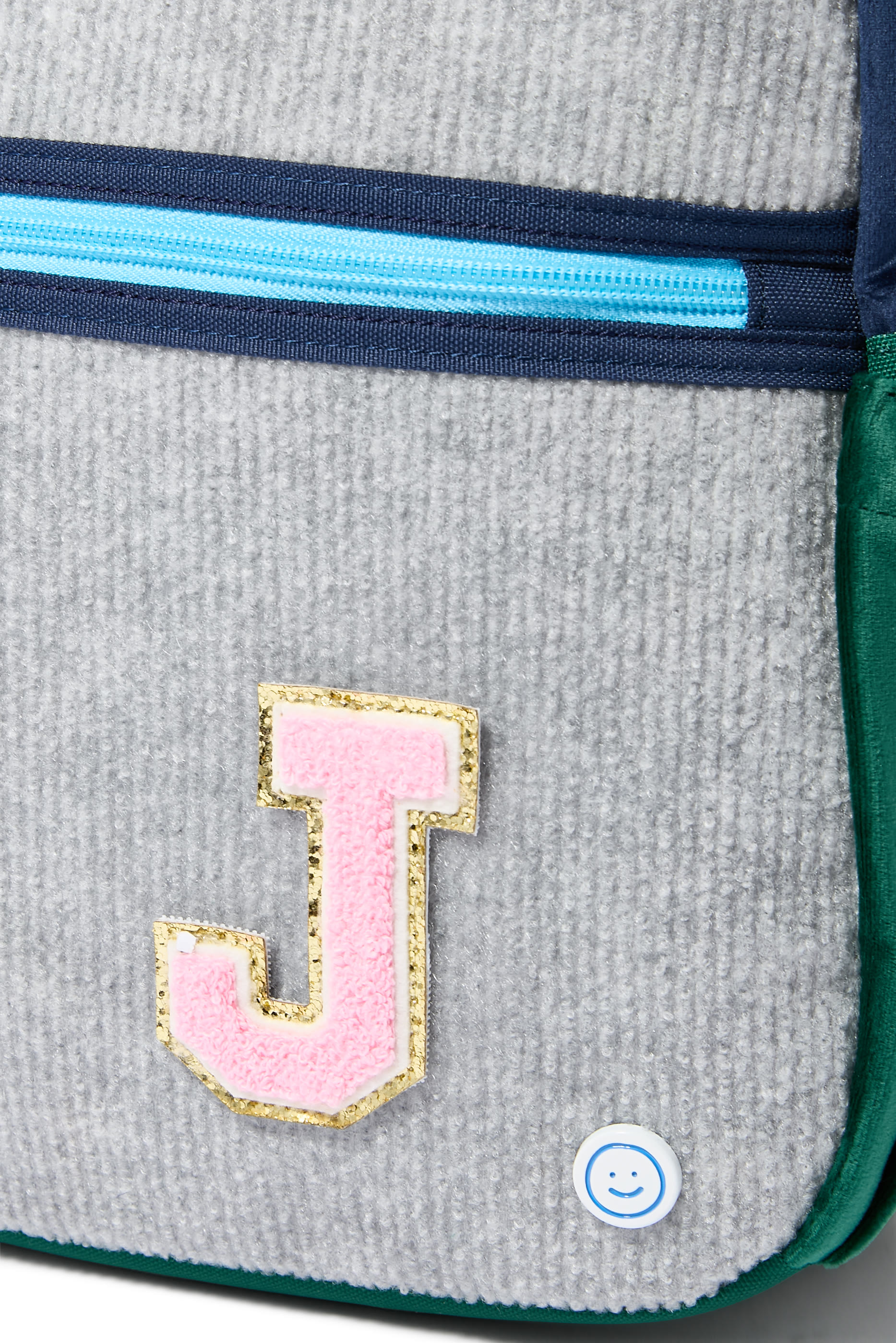 Kids Chenille Sparkle Letter 'J' Patch