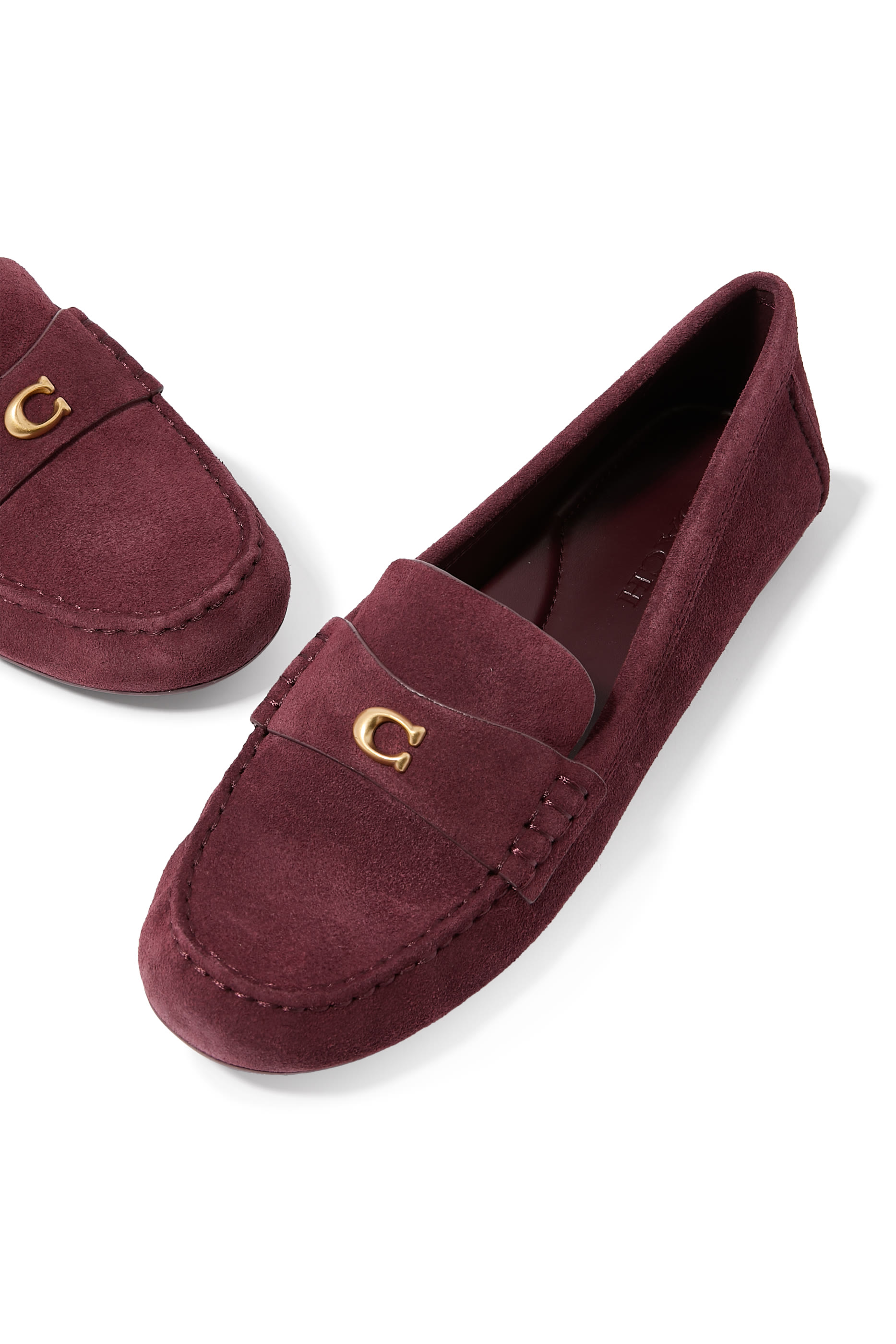Sculpted C 15 Suede Driver Loafers 