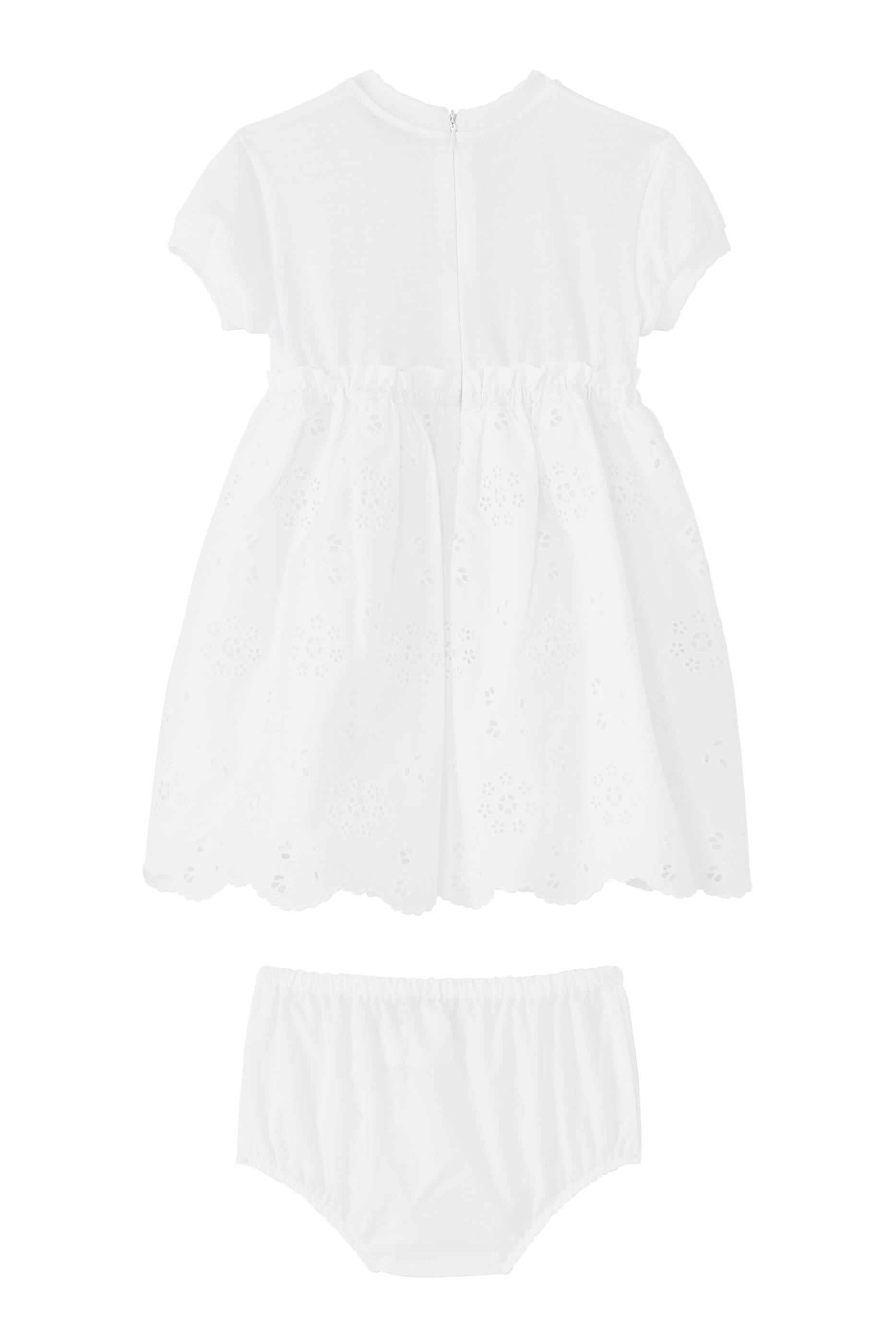 Kids Flare Ruffle Lace Dress