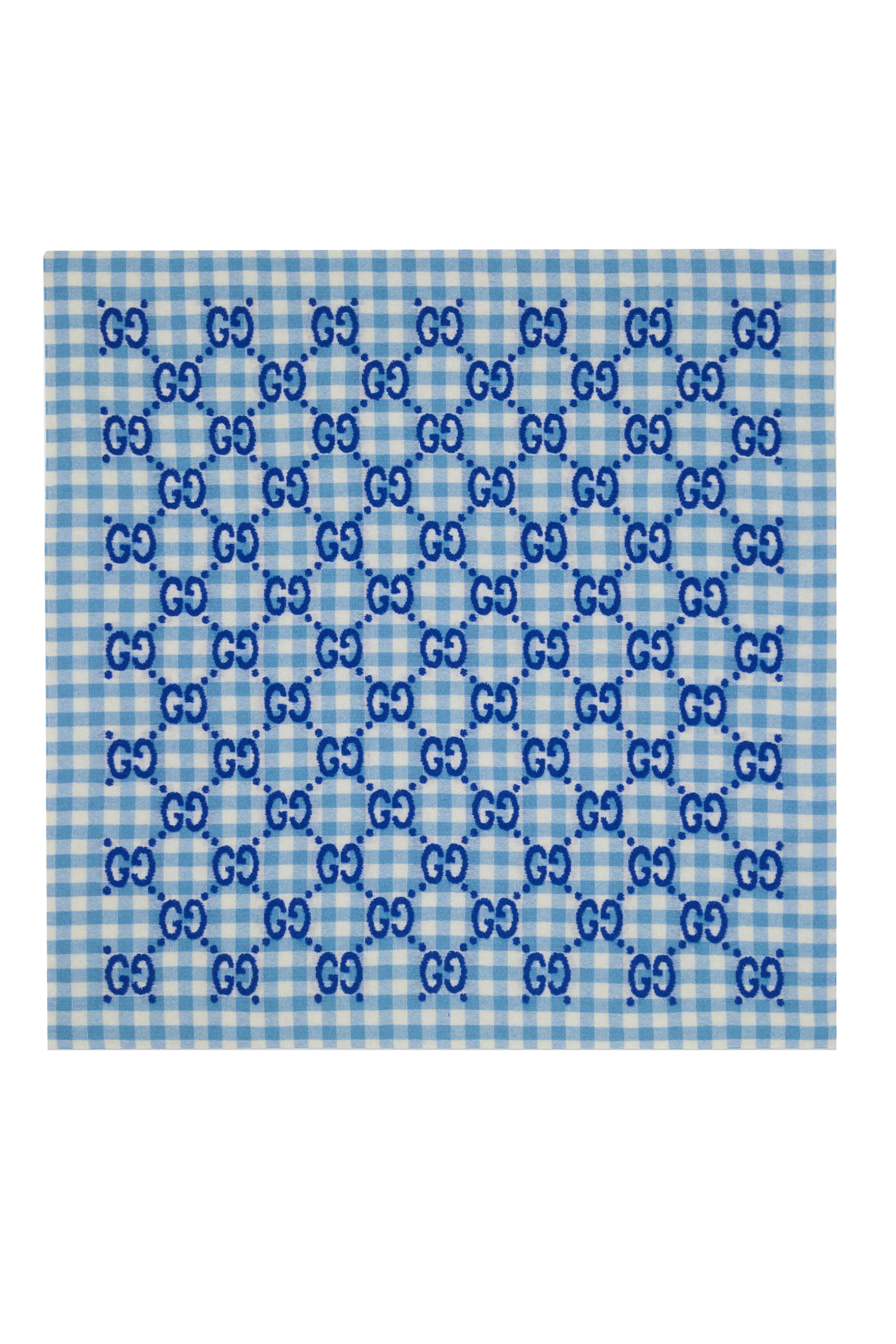Kids GG Check Wool Blanket