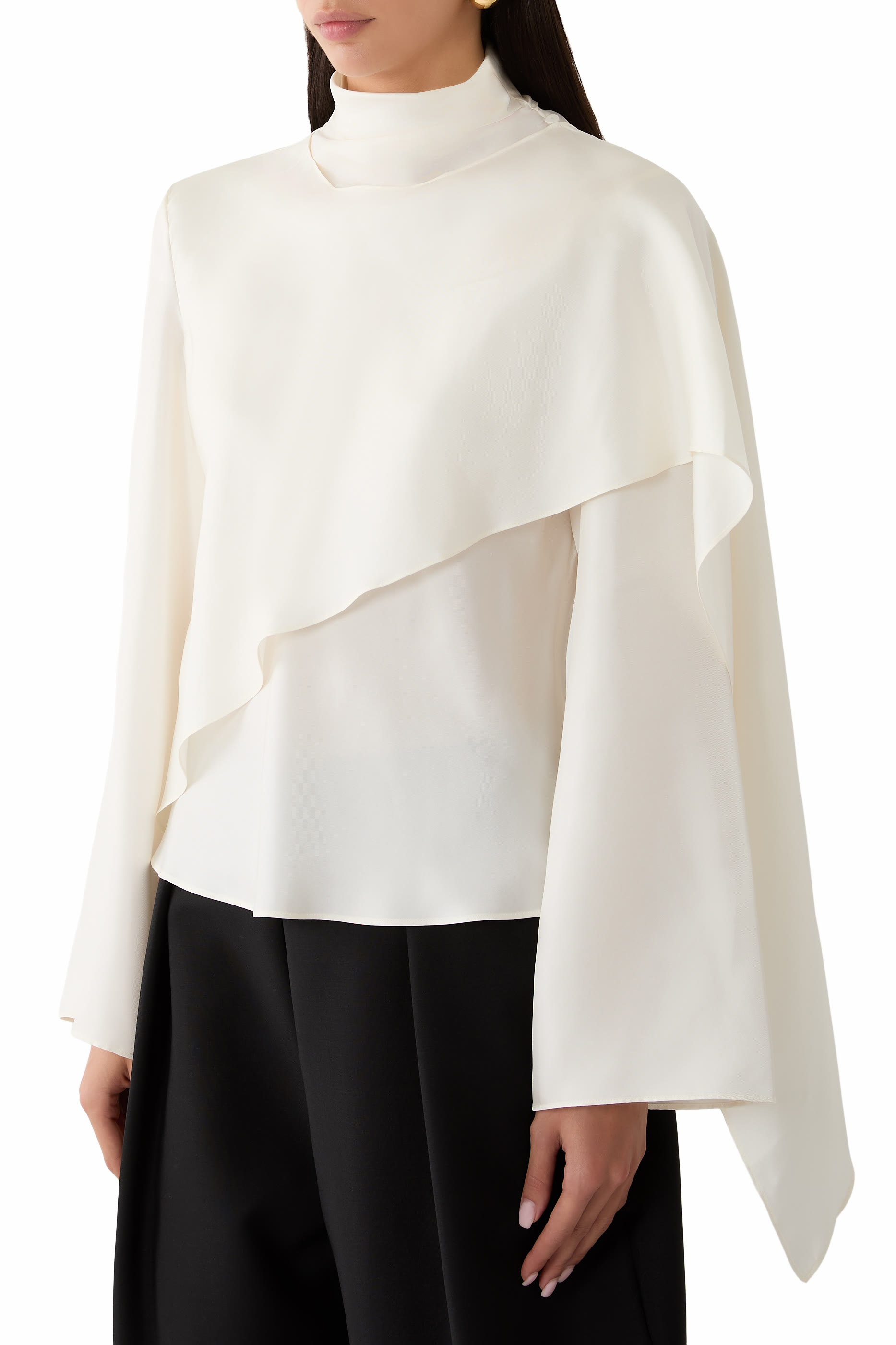 Silk Foulard Top