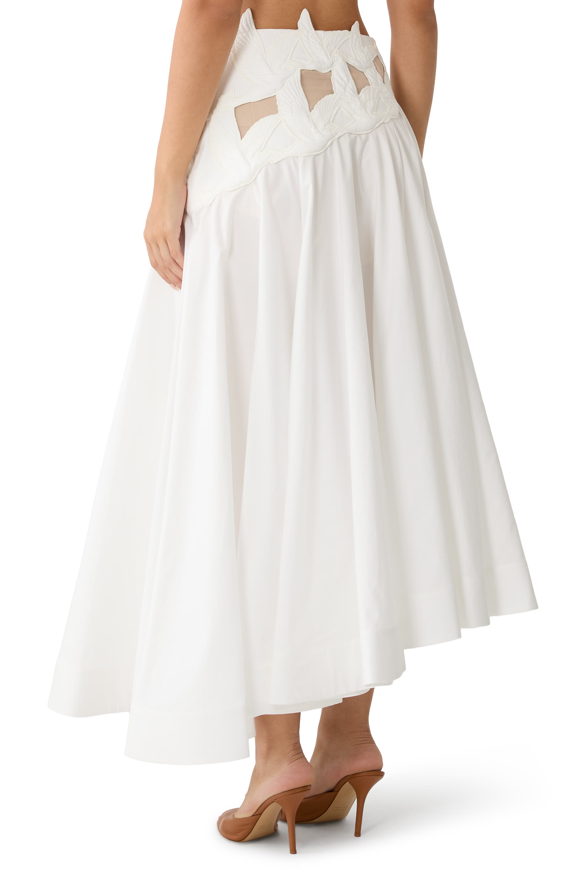 Luna Appliqu&eacute; Maxi Skirt