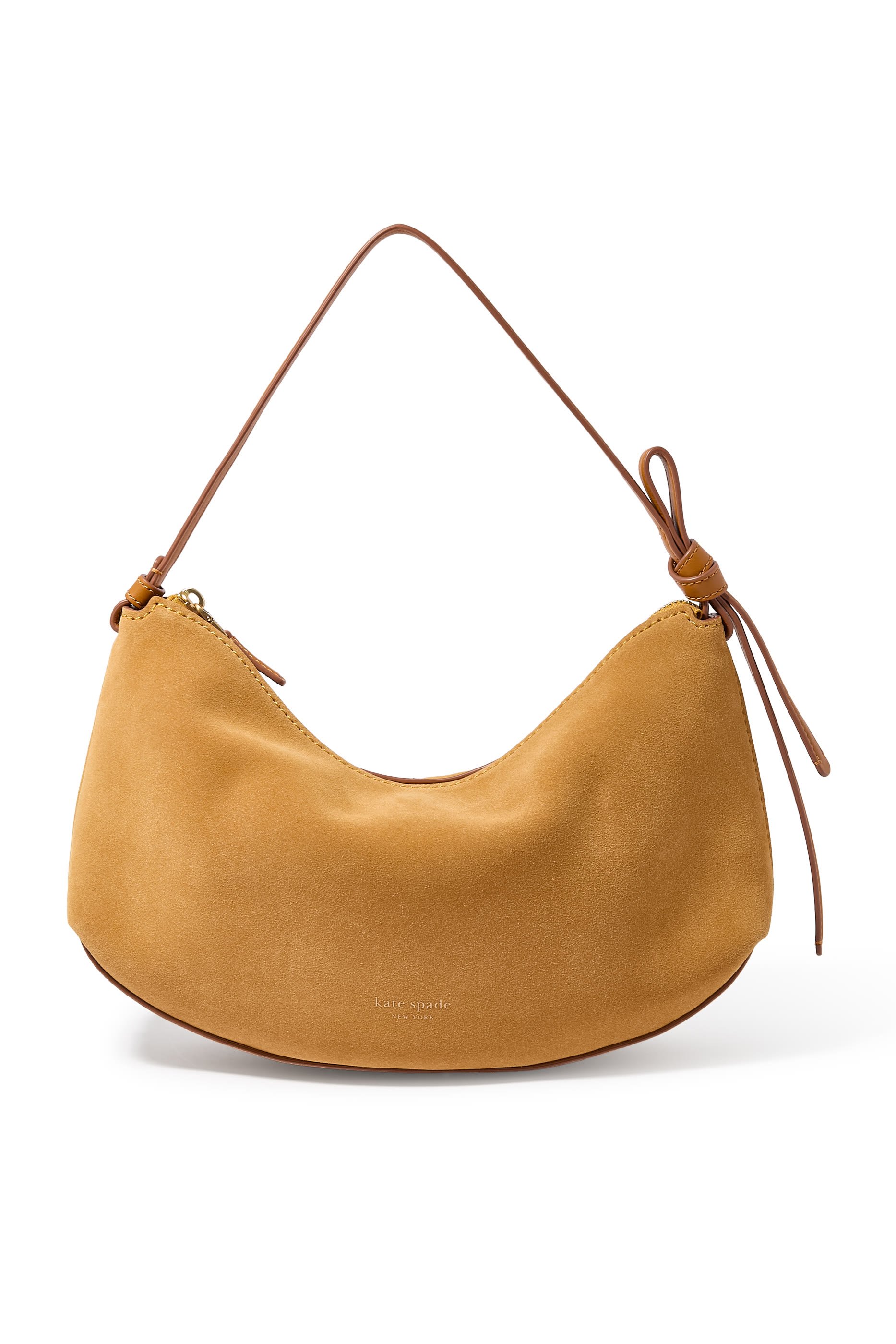 Loop Suede Shoulder Bag