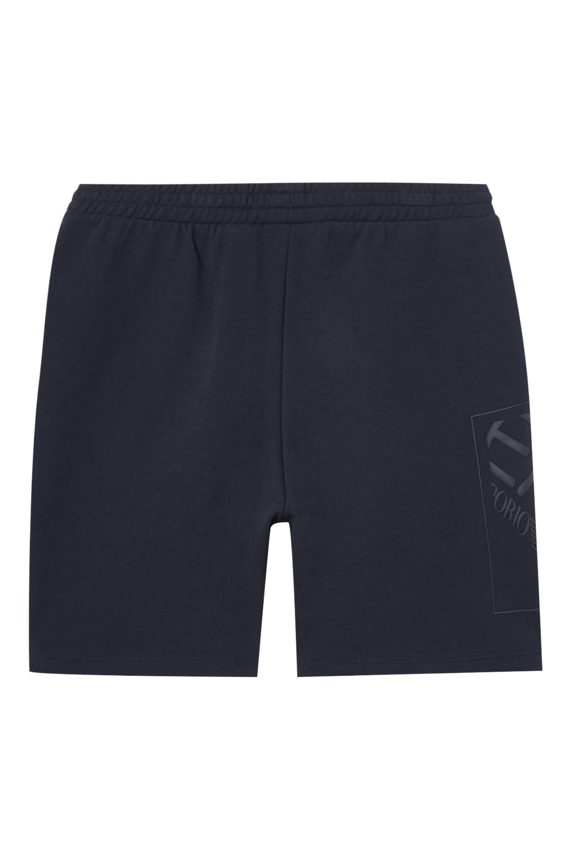 Kids EA7 Visibility Cotton Bermuda Shorts