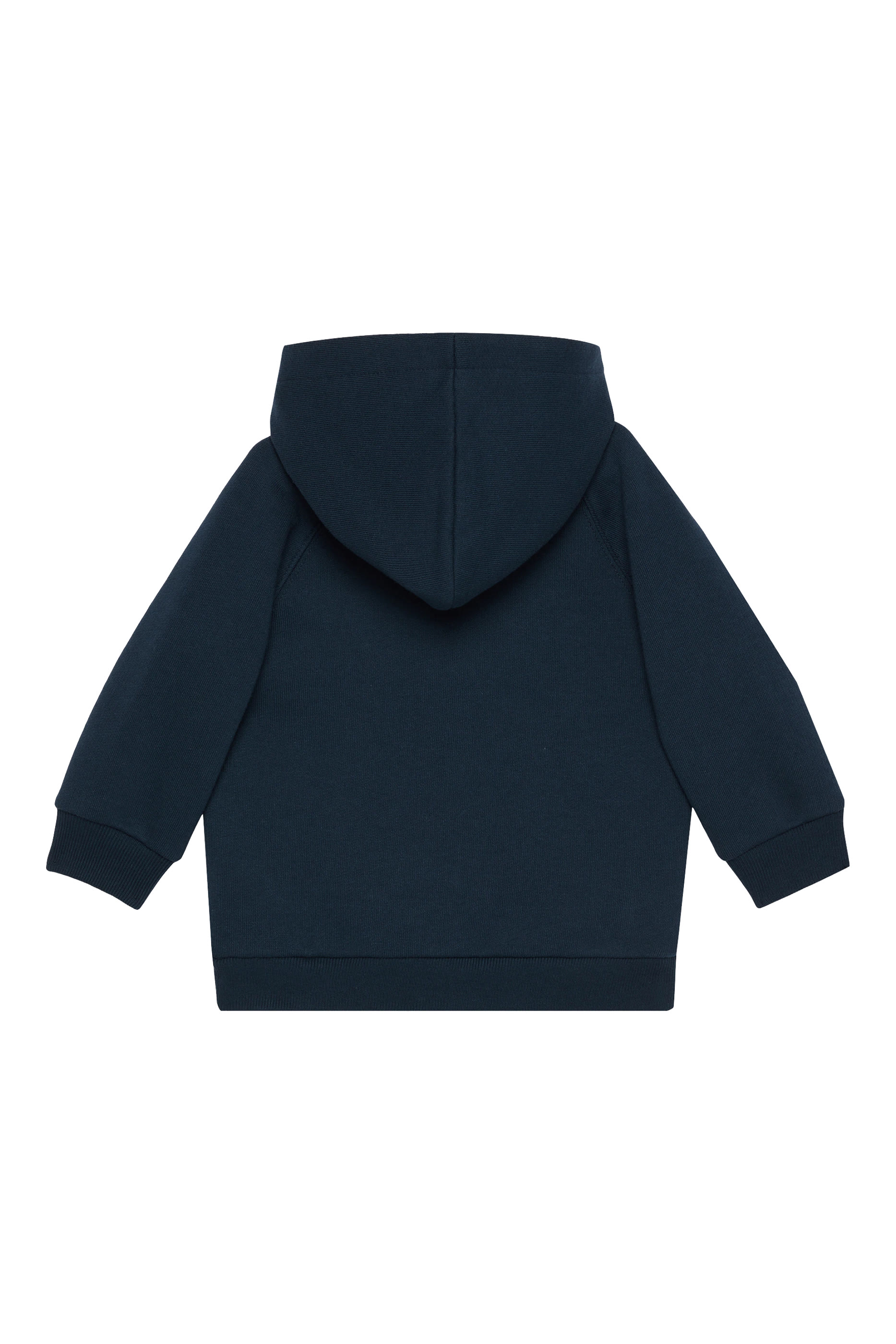 Kids Embroidered Cotton Zip Jacket