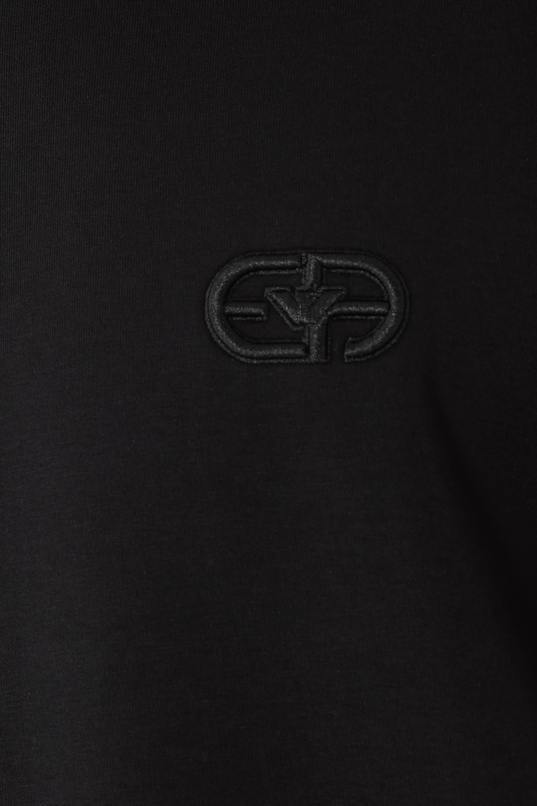 Embossed EA Logo Double-Jersey Sweatshirt