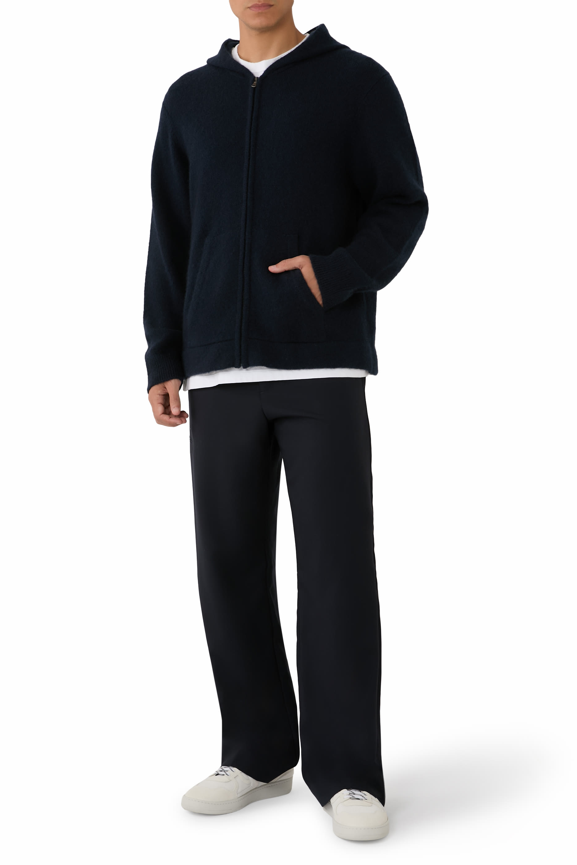 Zip-Up Hooded Sweater