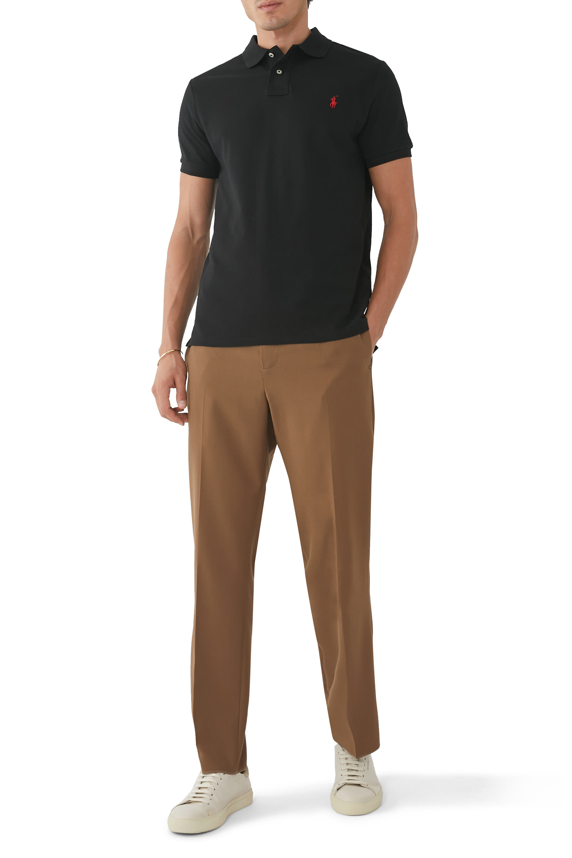 Embroidered Logo Polo Shirt