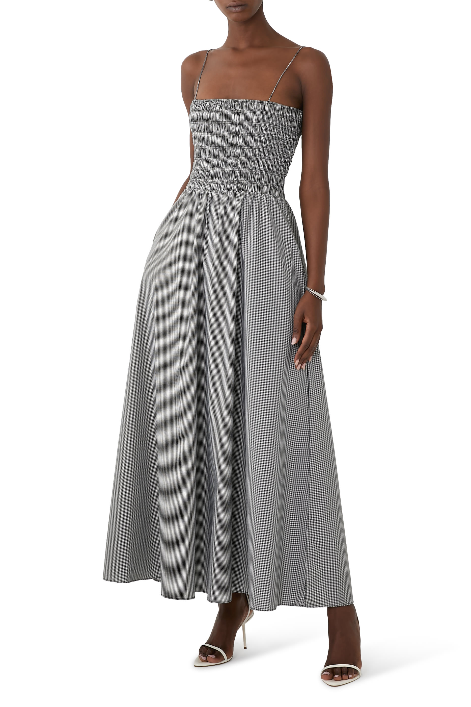 Lida Maxi Gingham Dress