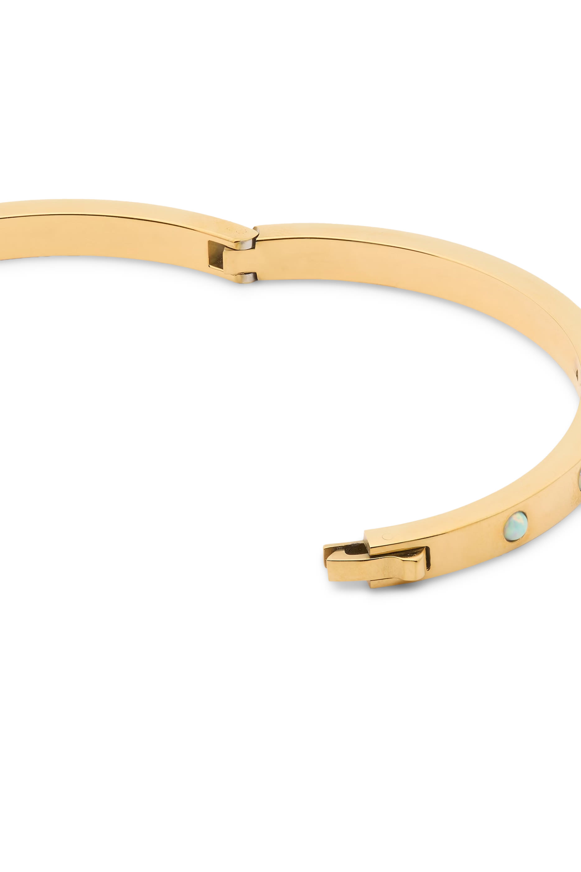 Set in Stone Hinged Bangle