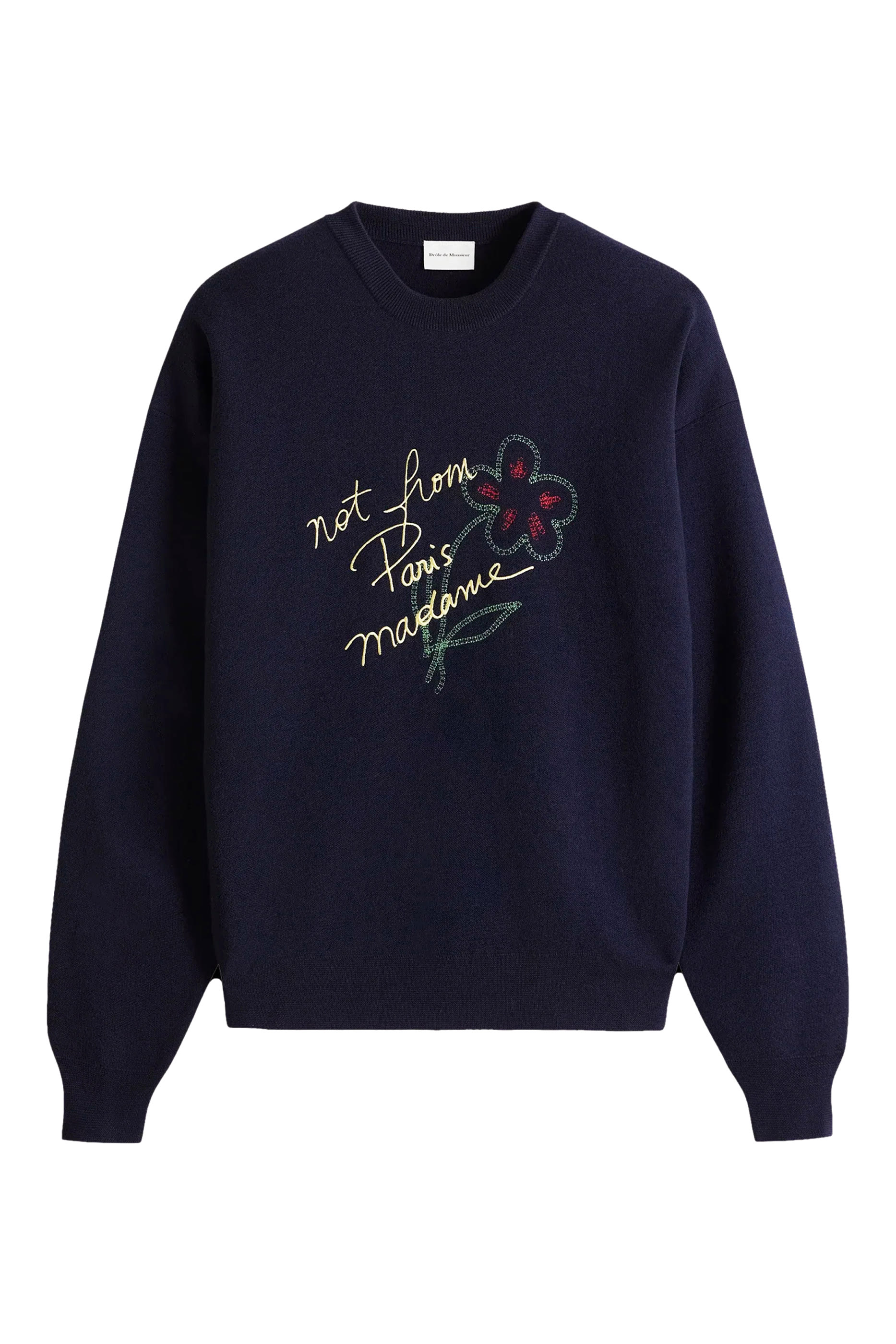 La Maille Slogan Esquisse Sweatshirt