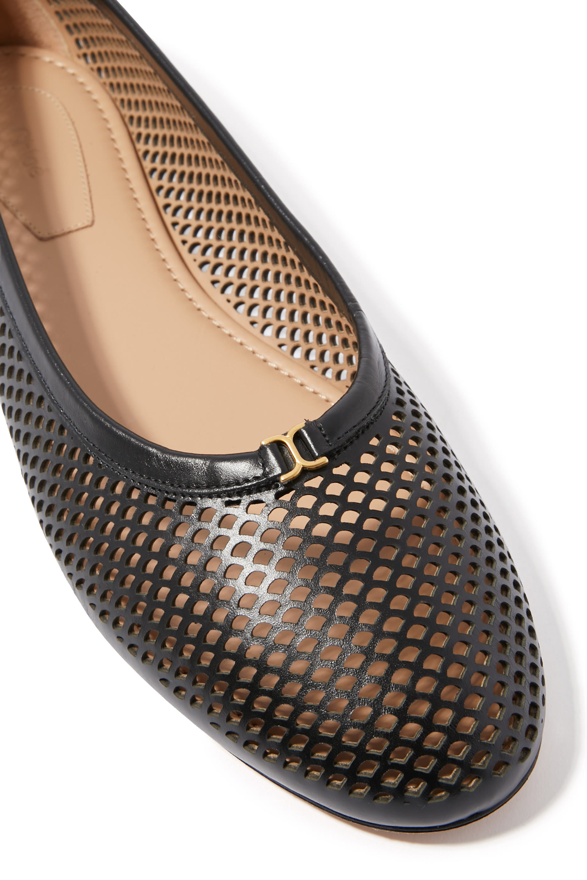 Marcie Perforated Ballerinas