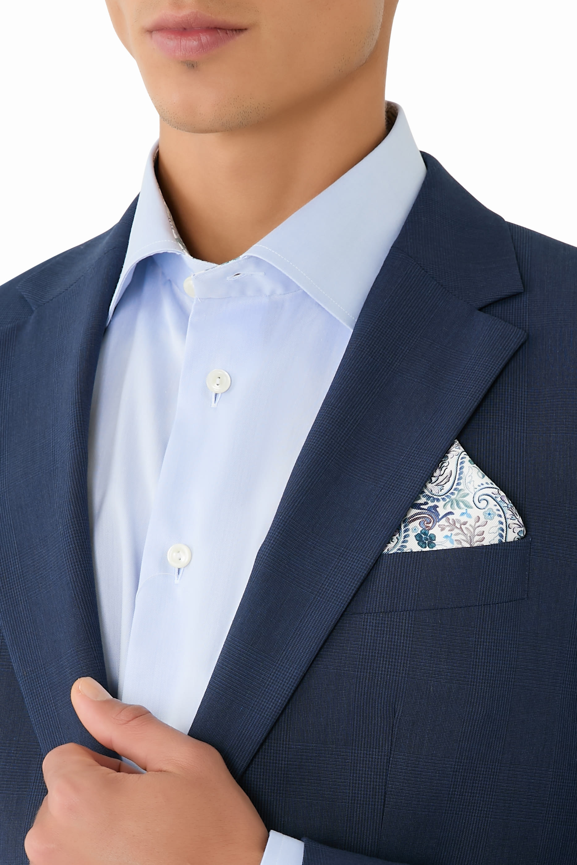 Paisley Silk Pocket Square