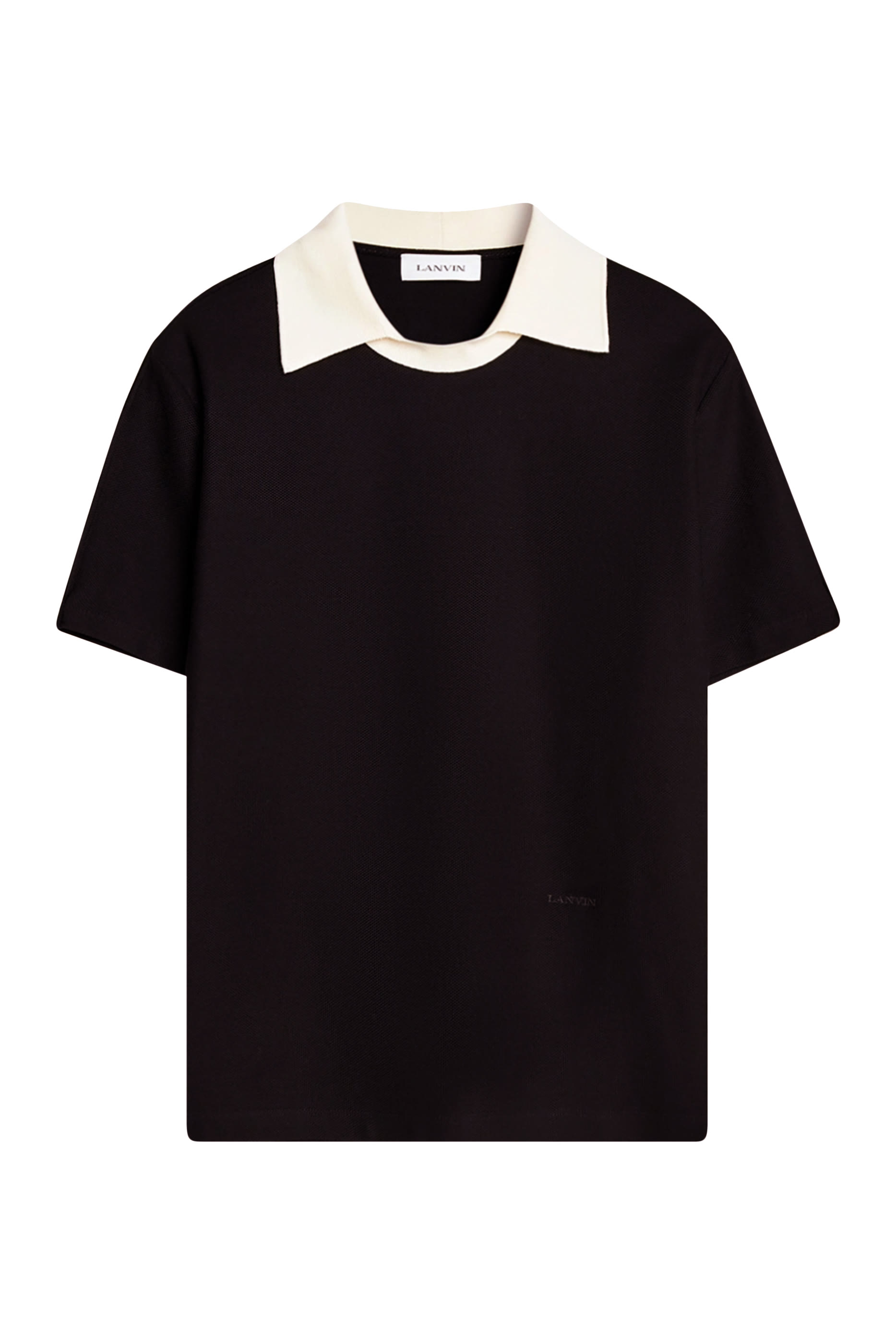  Contrast Collar T-Shirt