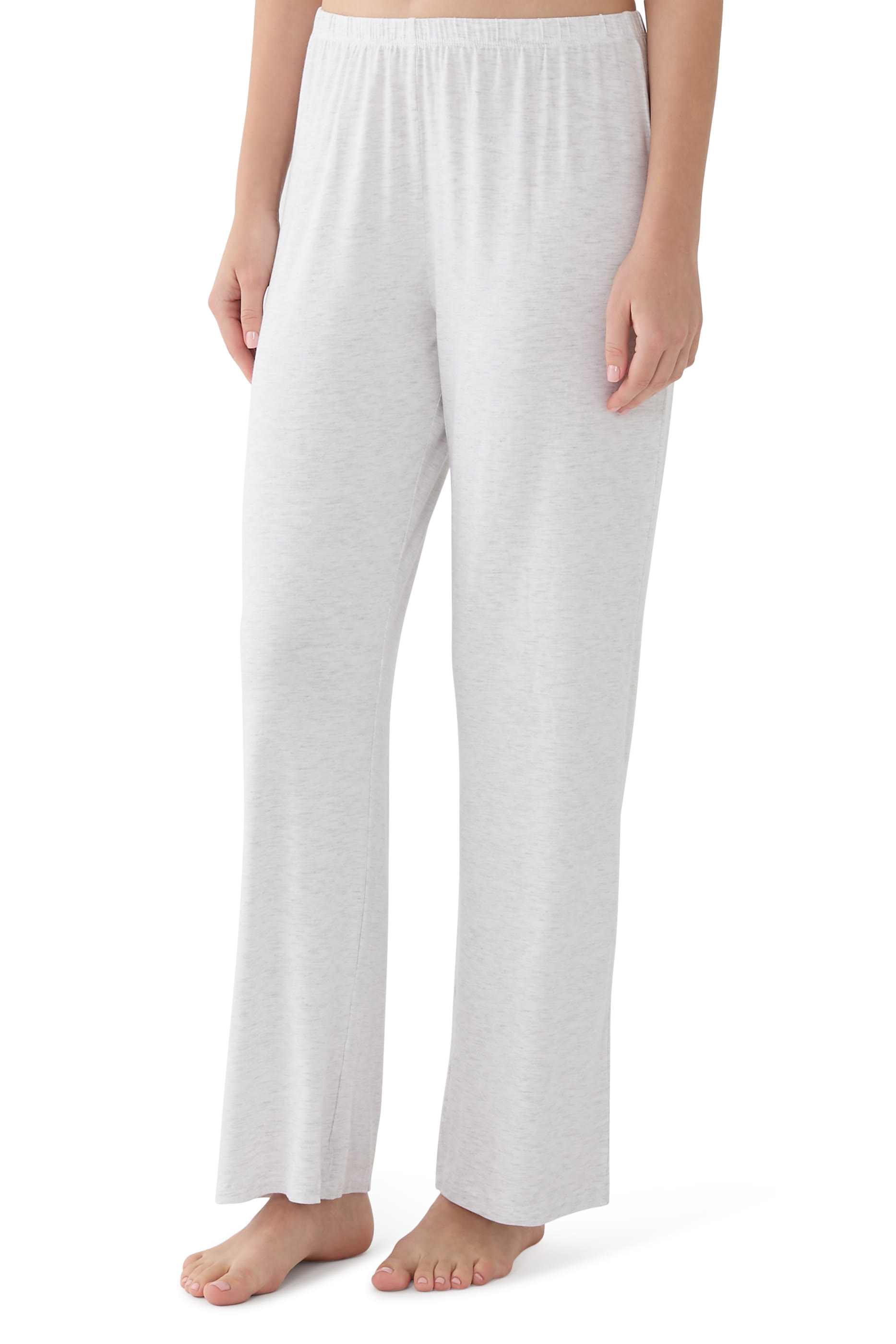 Deep V Lace Jersey Pajama Set