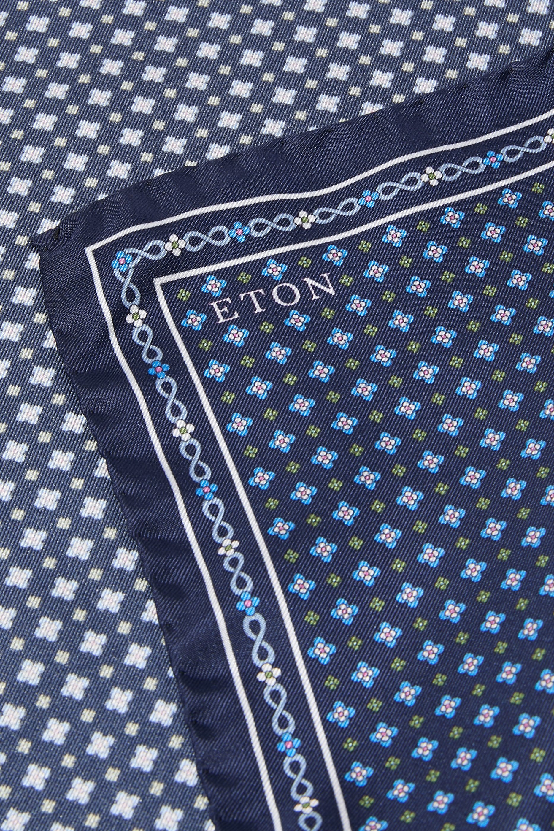 Floral Silk Twill Pocket Square