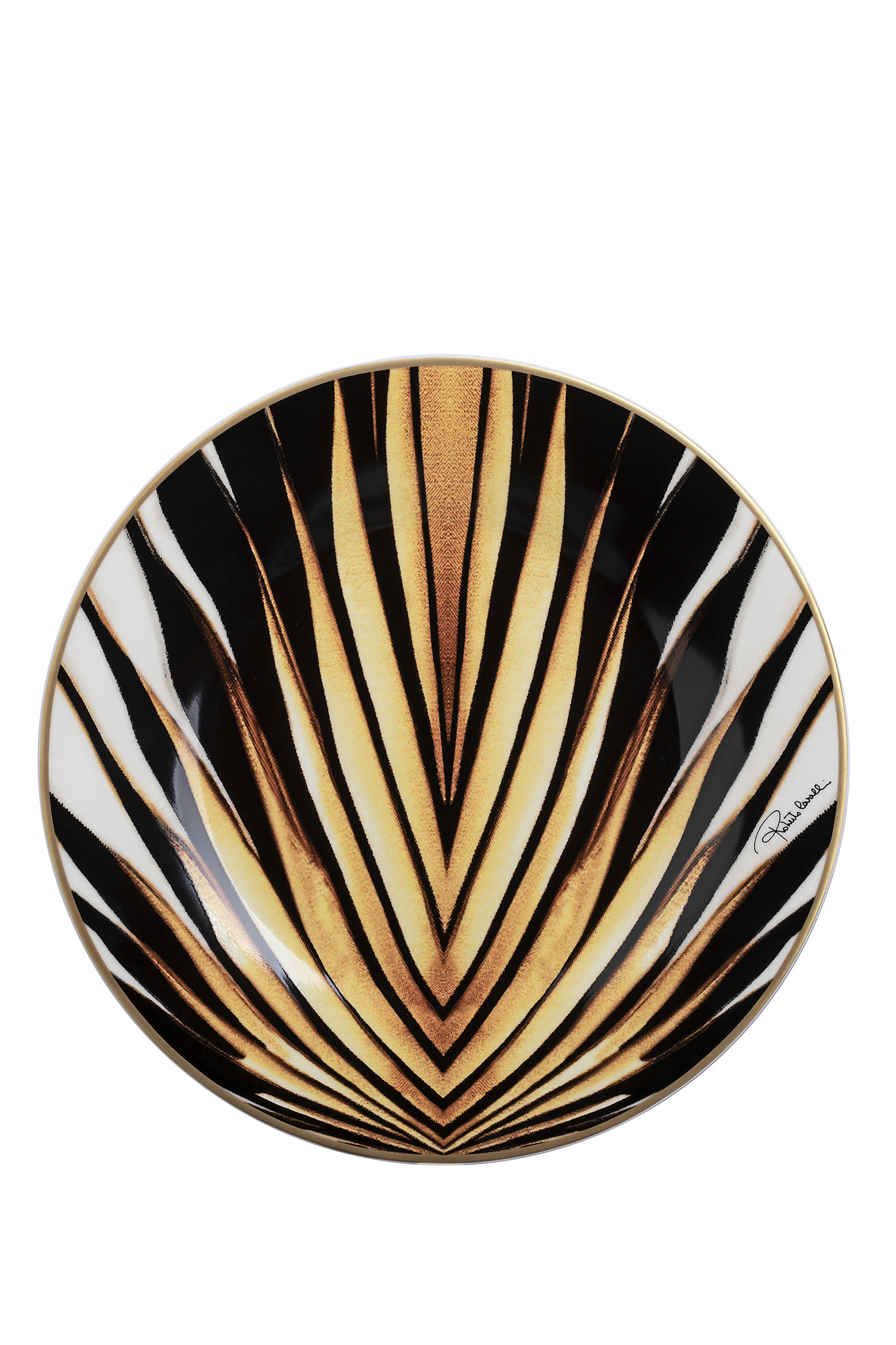 Ray of Gold Dessert Plate