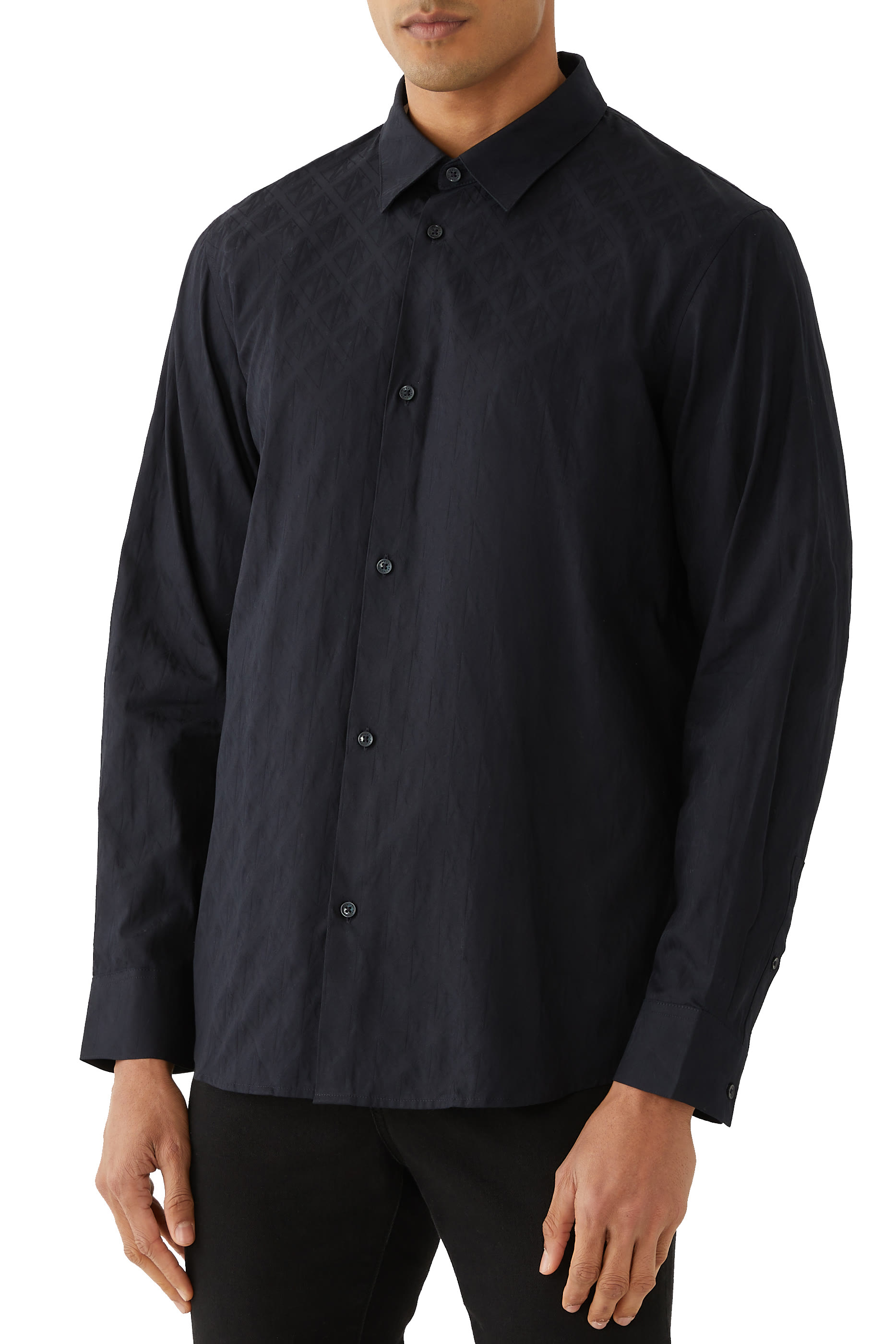 All-Over Logo Regular Fit Shirt