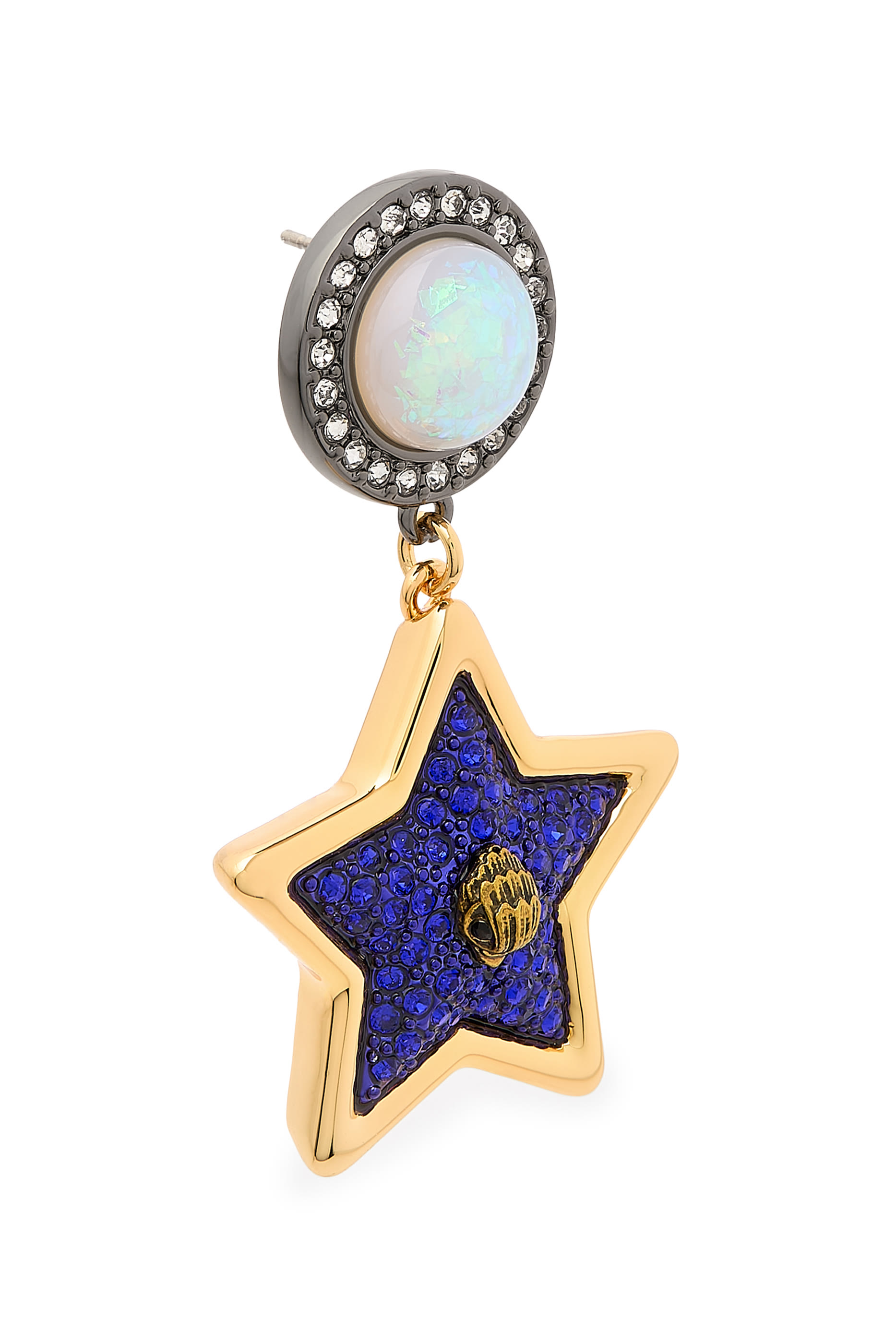 Star Gem Drop Earrings