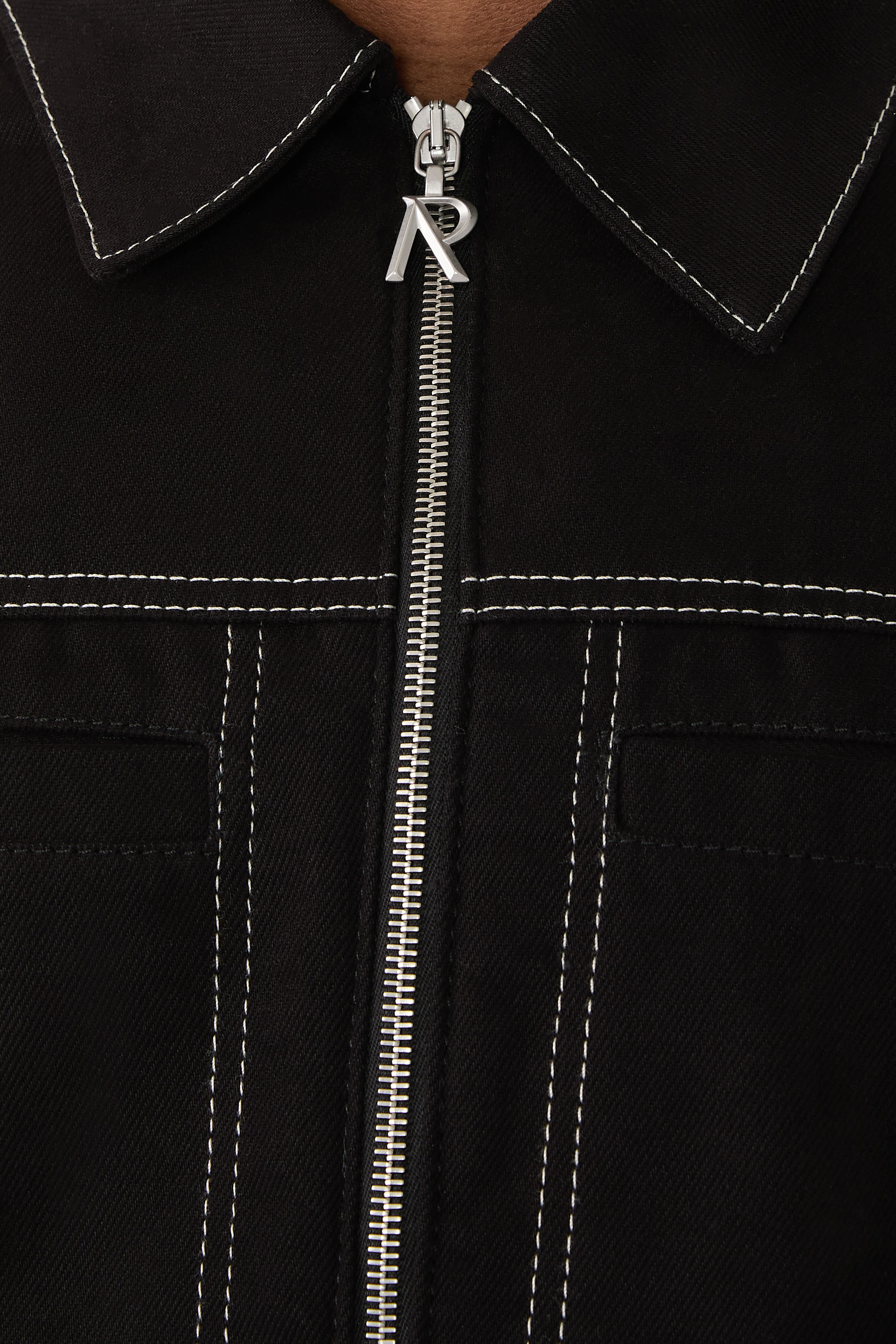 Contrast Stitch Smart Jacket