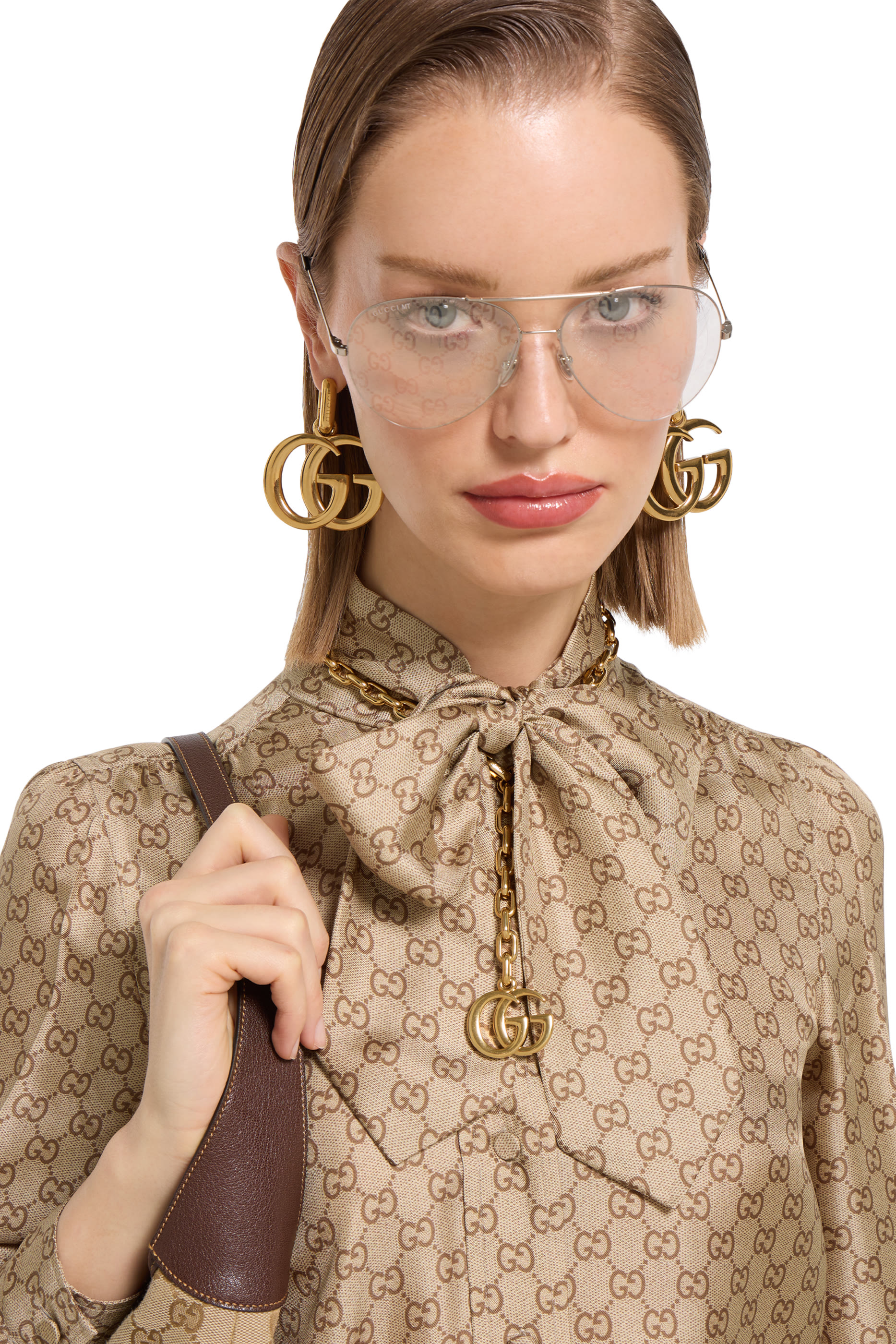 GG Marmont Pendant Chain Necklace